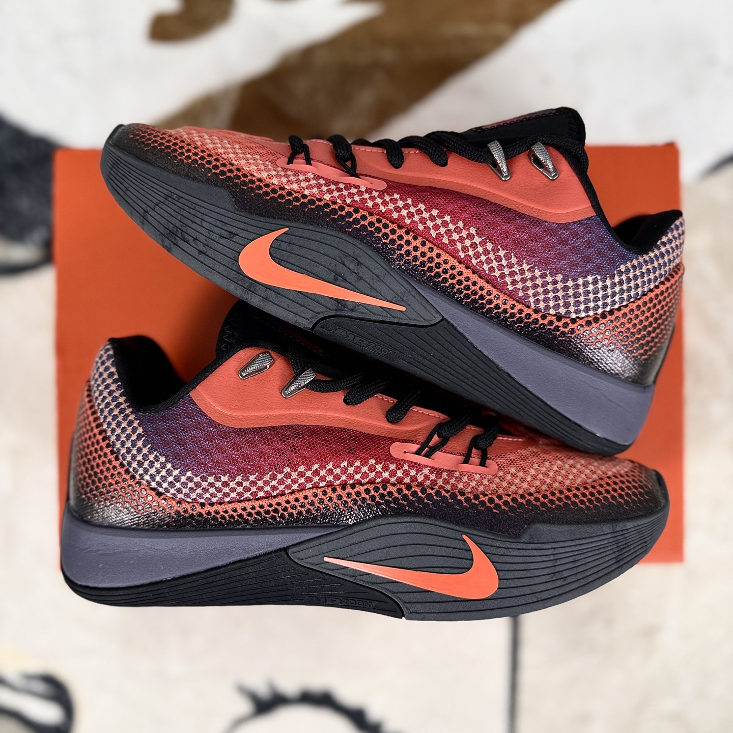 Nike S.T. Flare Basketball Shoes - Red/Black, Cushioned, Breathable, Durable 9 i1758821278211 8776 0 7