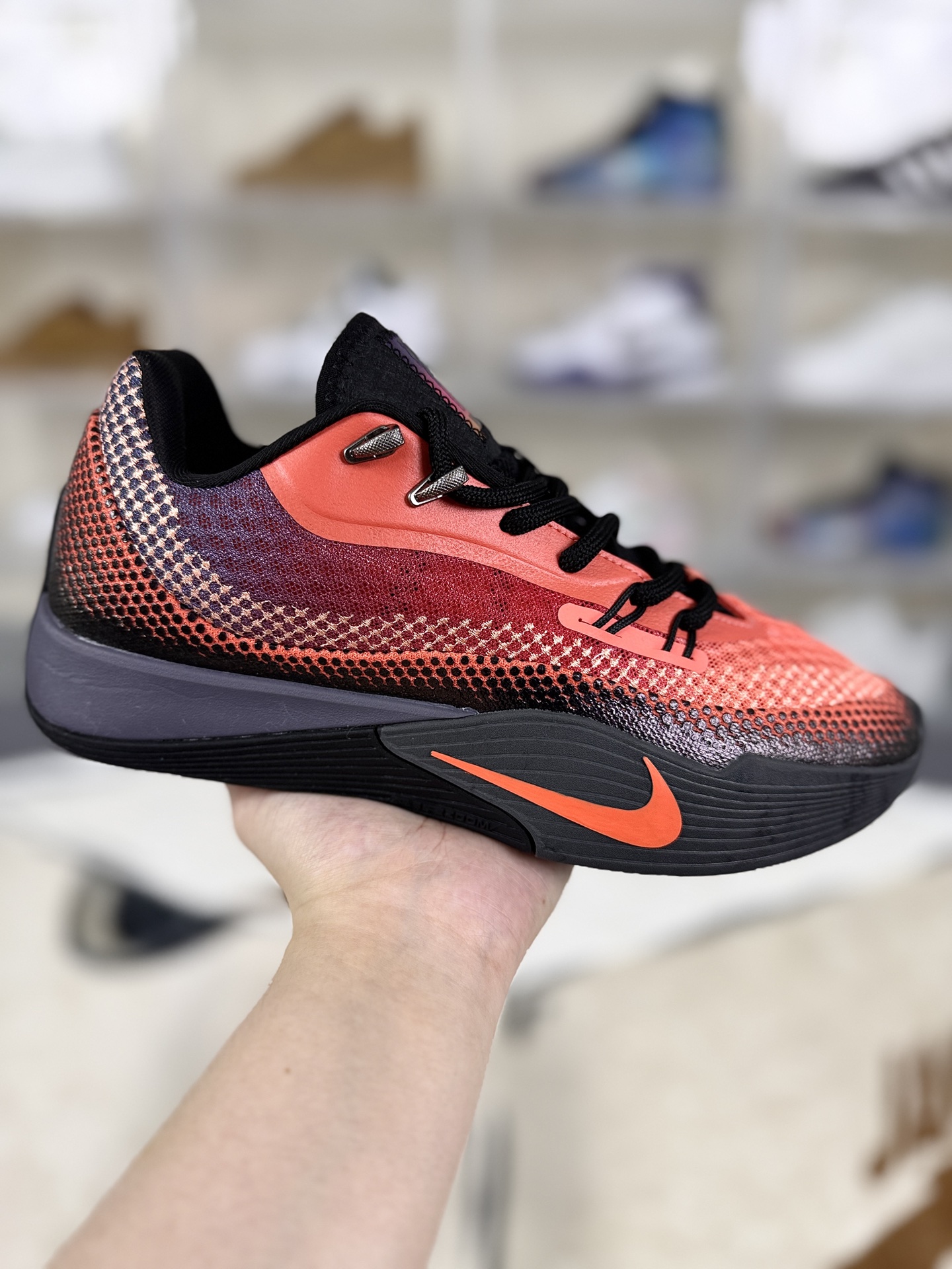 Nike S.T. Flare Basketball Shoes - Red/Black, Cushioned, Breathable, Durable 2 i1758821278458 8448 0 0