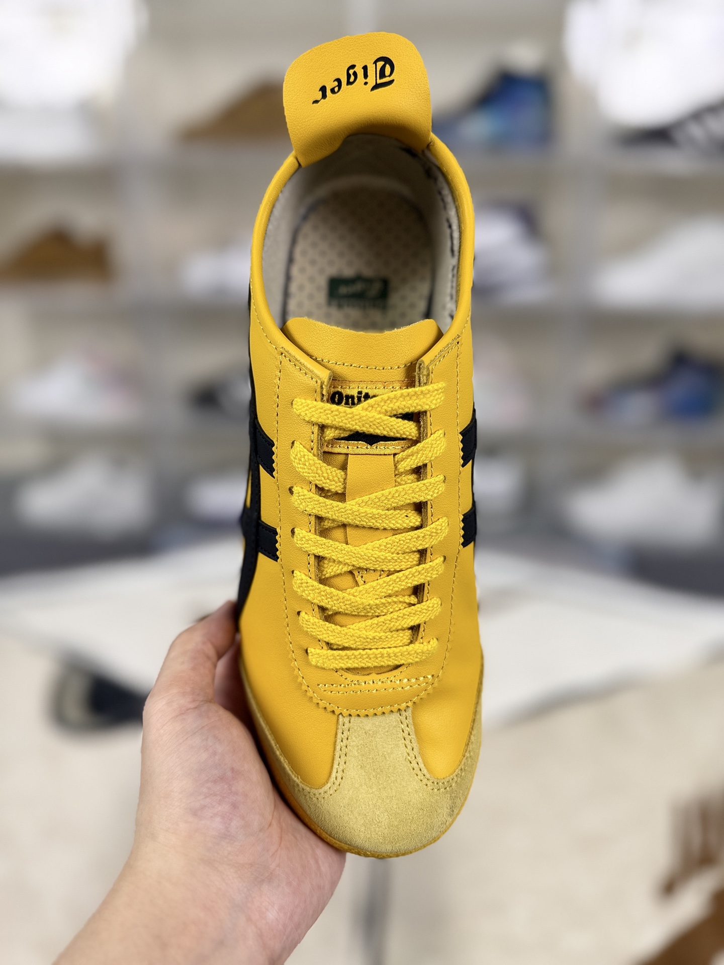 Onitsuka Tiger Mexico 66 Yellow Leather Low-Top Fashion Sneakers Size 35.5-46 5 i1758821319600 8279 0 3