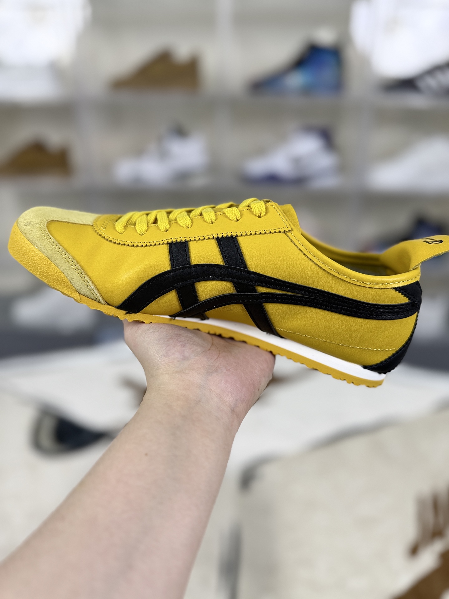 Onitsuka Tiger Mexico 66 Yellow Leather Low-Top Fashion Sneakers Size 35.5-46 3 i1758821319644 4384 0 1