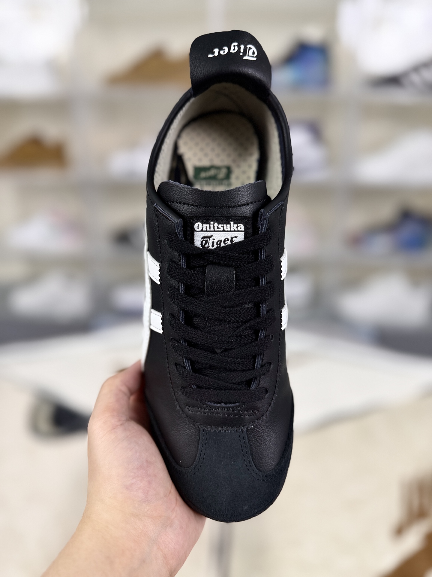Onitsuka Tiger MEXICO 66 Black/White Leather Low-Top Sneakers Unisex 5 i1758821372333 6700 0 3