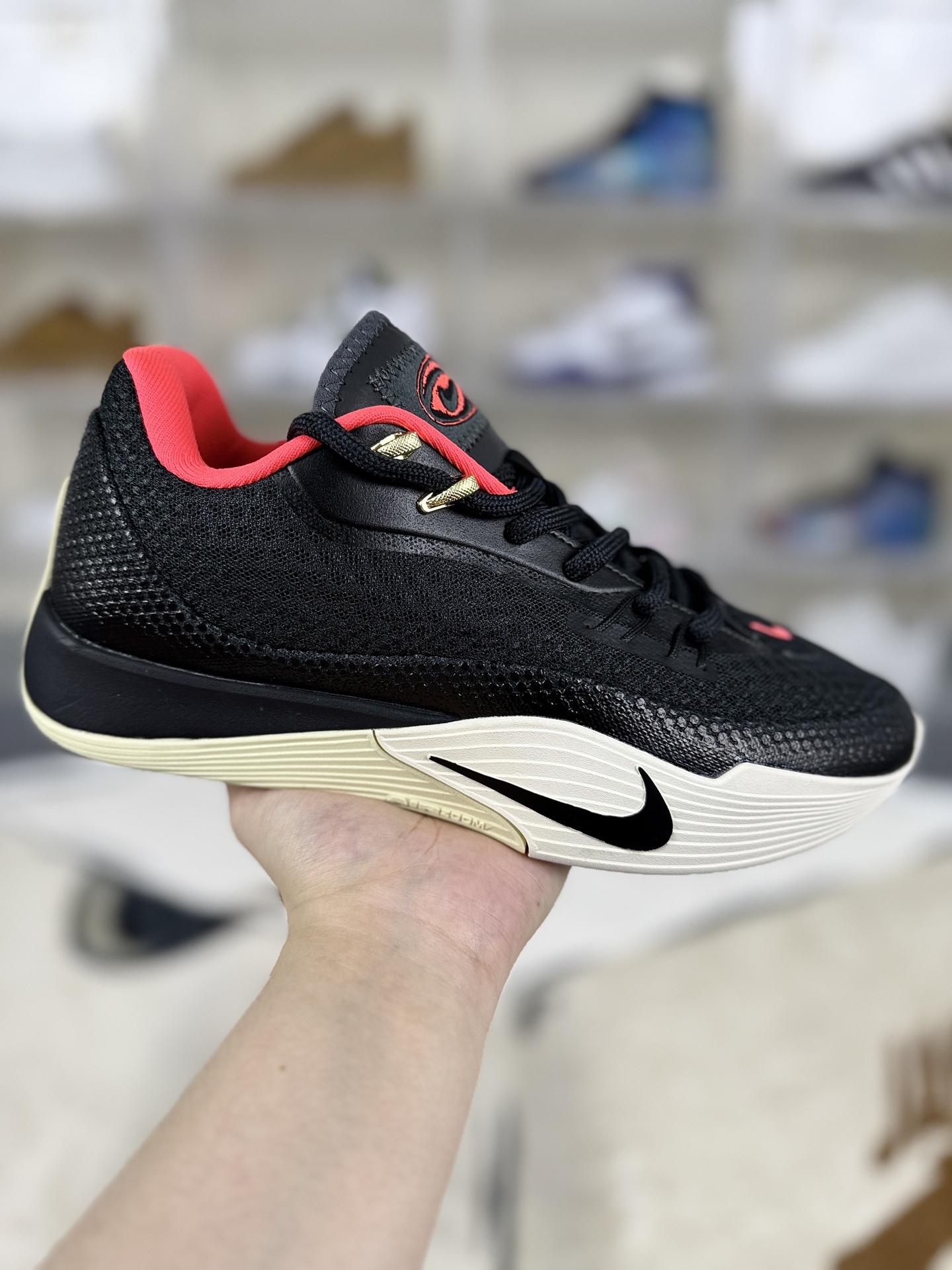 Nike S.T. Flare Black/Red Basketball Shoes - Cushioned, Breathable, Durable 1 i1759003654056 1654 0 0