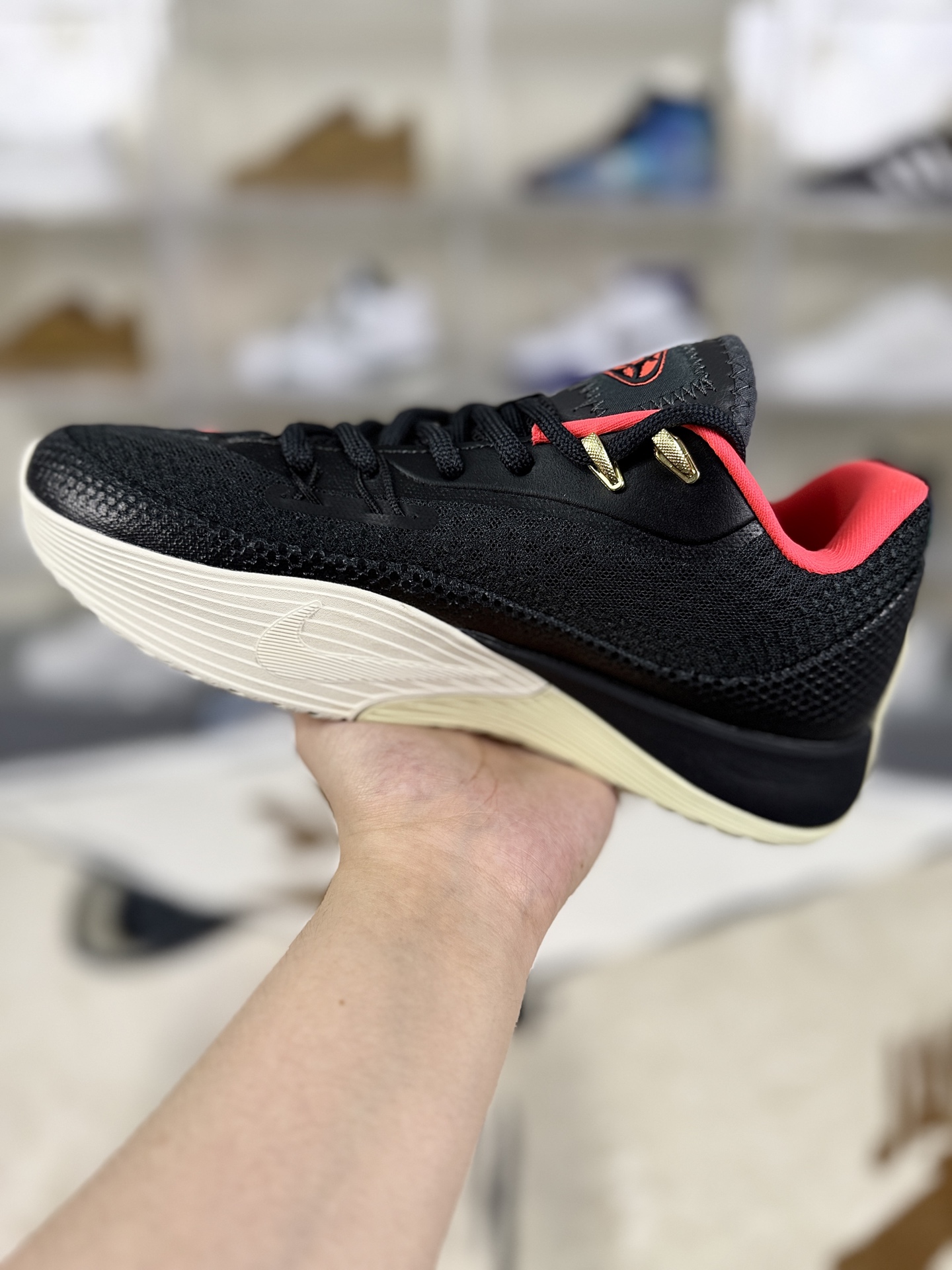 Nike S.T. Flare Black/Red Basketball Shoes - Cushioned, Breathable, Durable 2 i1759003654110 3893 0 1