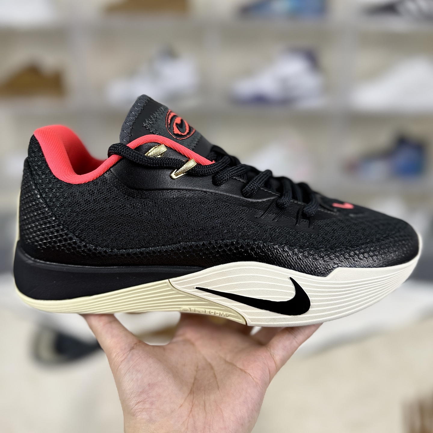 Nike S.T. Flare Black/Red Basketball Shoes - Cushioned, Breathable, Durable 7 i1759003656236 2290 0 5