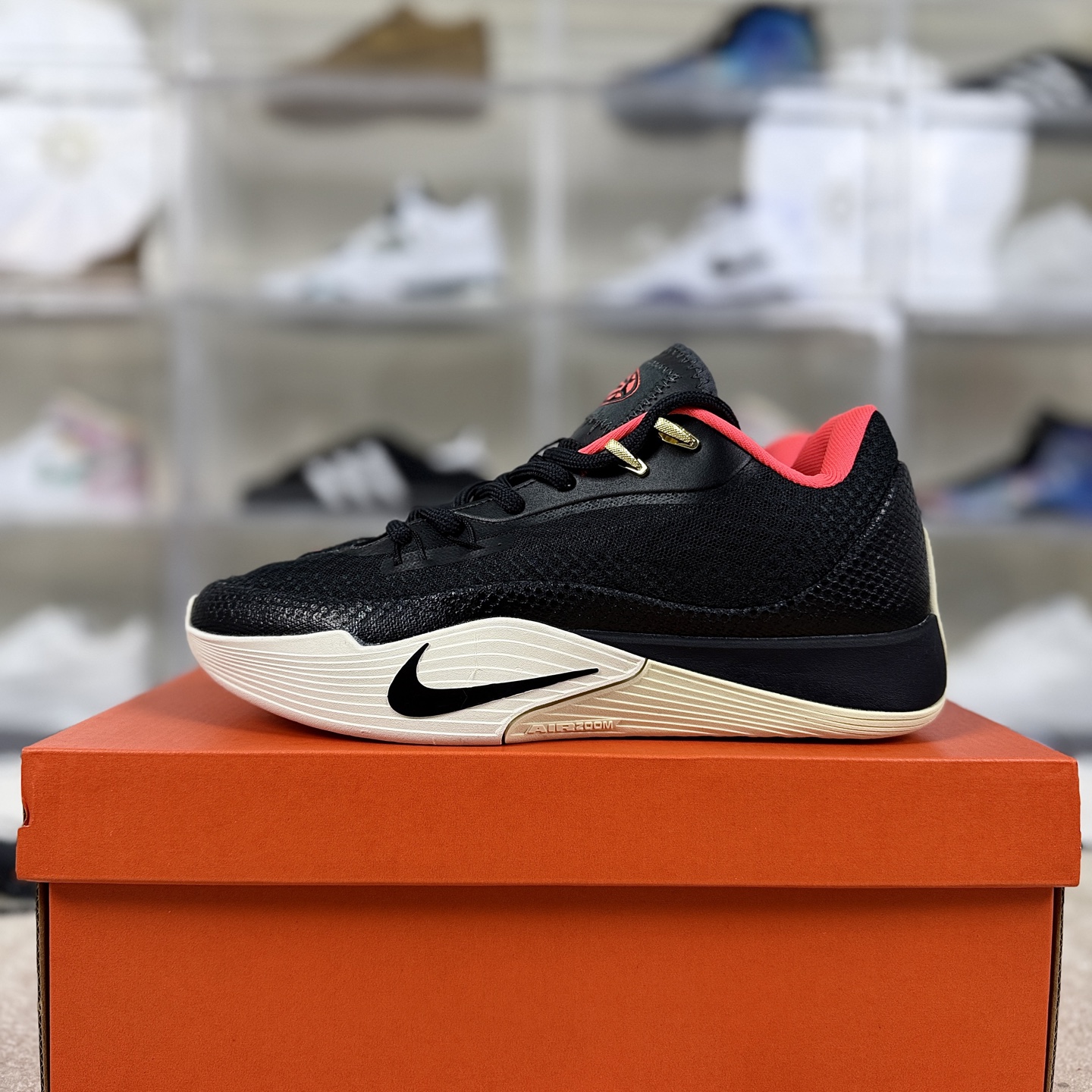 Nike S.T. Flare Black/Red Basketball Shoes - Cushioned, Breathable, Durable 9 i1759003659038 1775 0 8