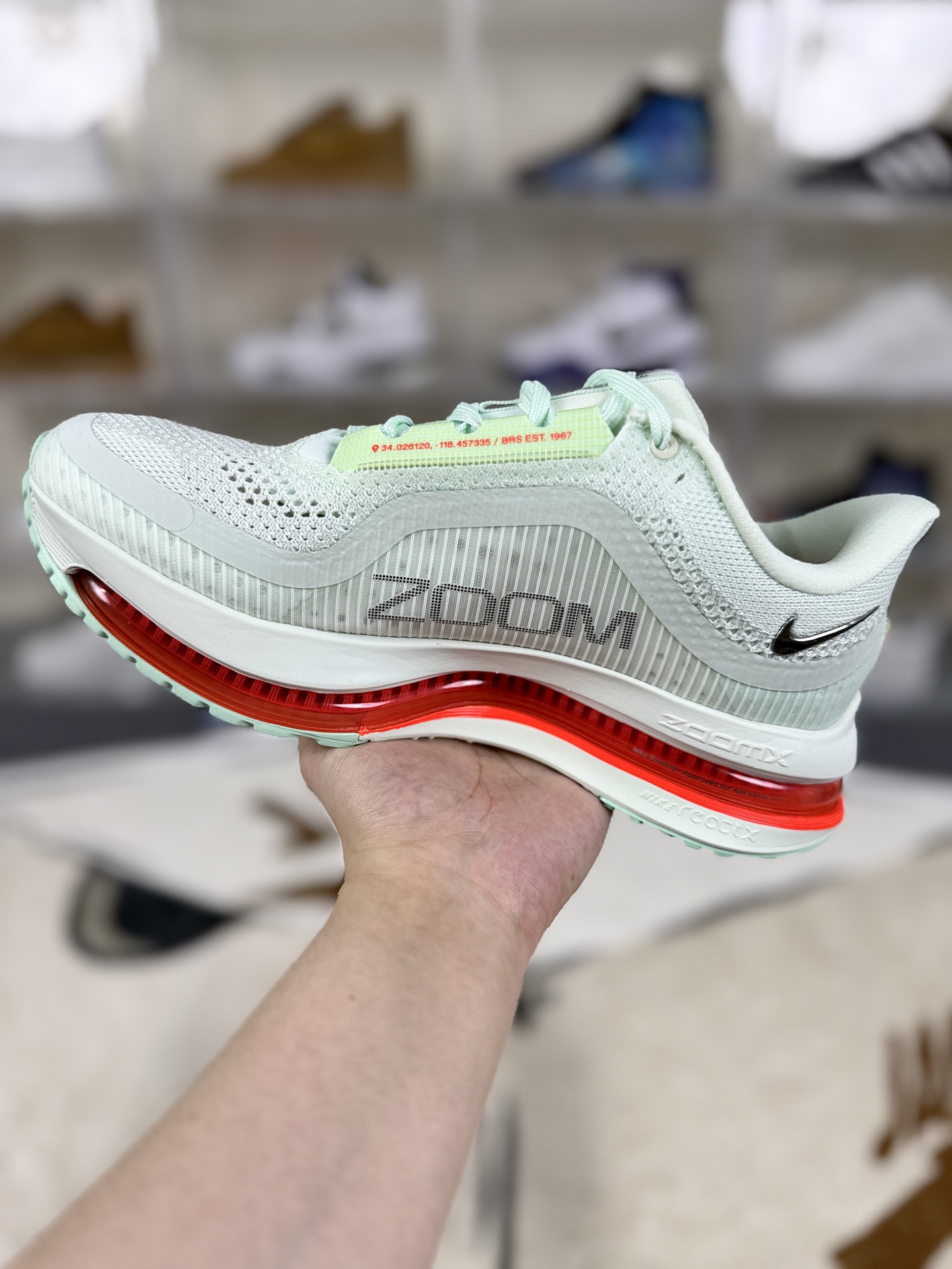 Nike Pegasus Premium Running Shoes - Mint Green, Full Fiber Air Cushion 2 i1759343651055 7810 0 1