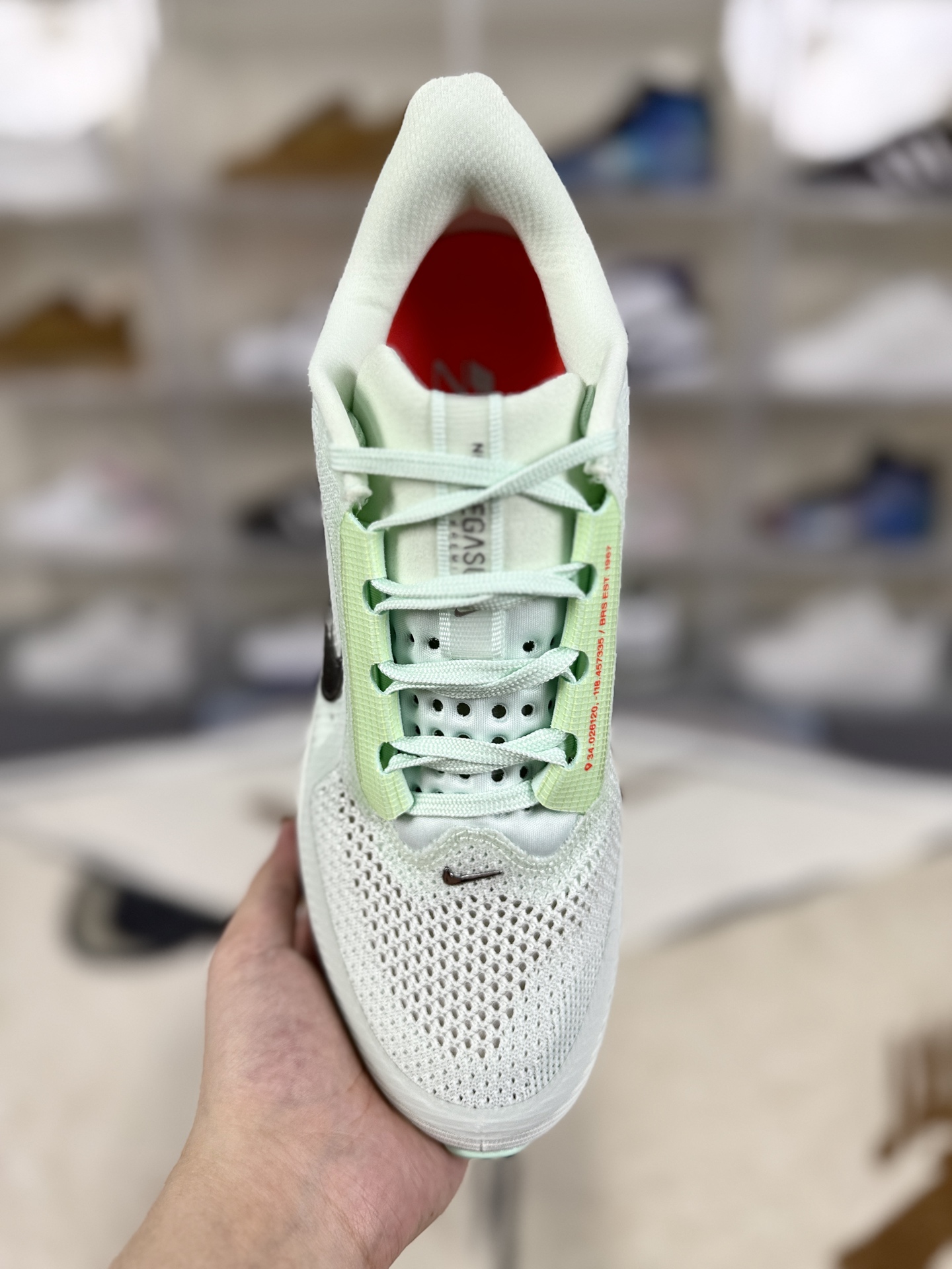 Nike Pegasus Premium Running Shoes - Mint Green, Full Fiber Air Cushion 4 i1759343651485 9781 0 3