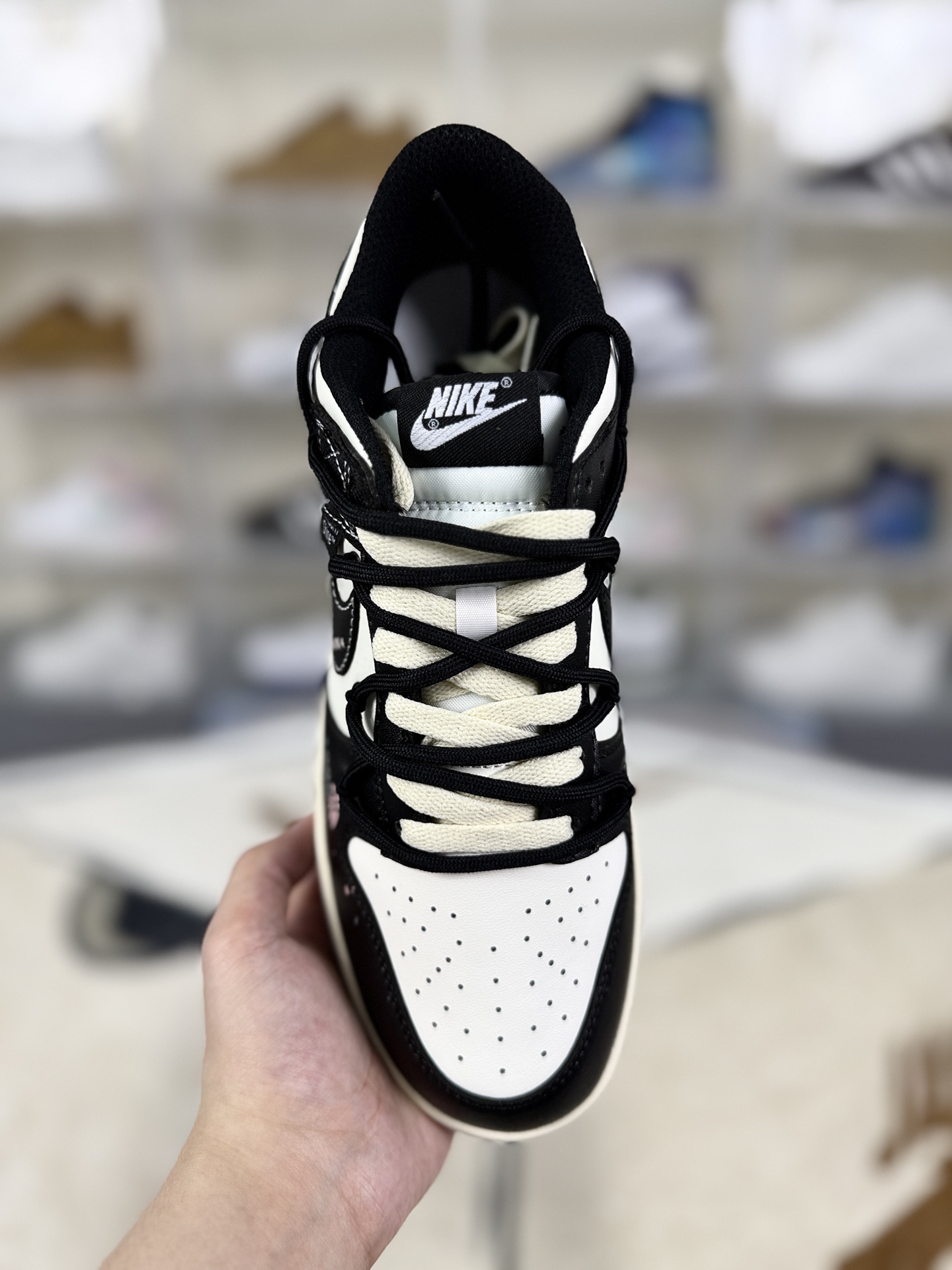 Nike Dunk Low 'Unicorn Shine Black White' Leather Sneakers - Limited Edition 4 i1759609471596 6313 0 3