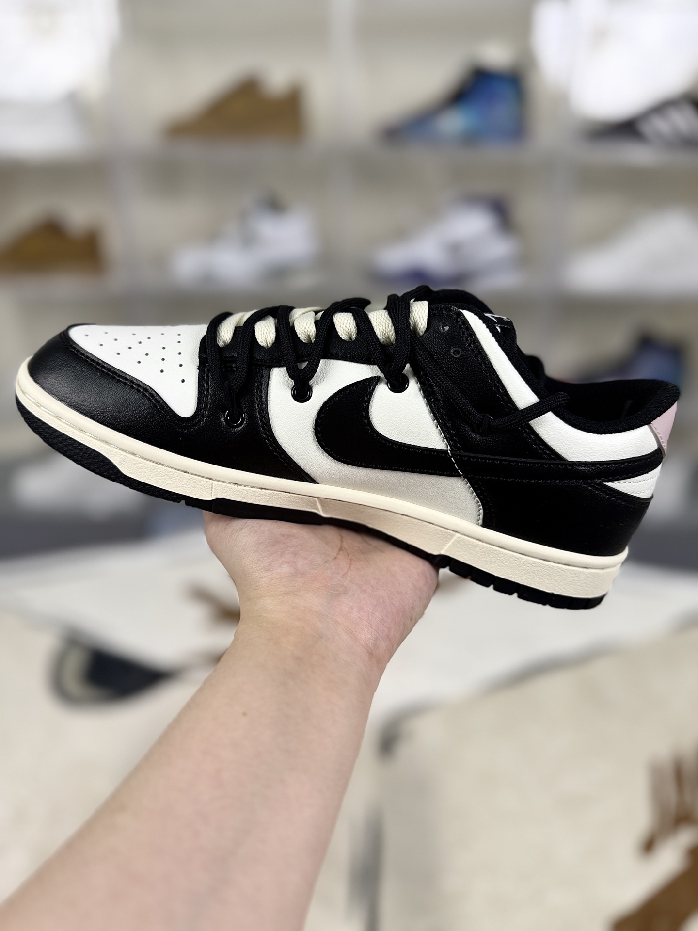 Nike Dunk Low 'Unicorn Shine Black White' Leather Sneakers - Limited Edition 2 i1759609471644 2829 0 1