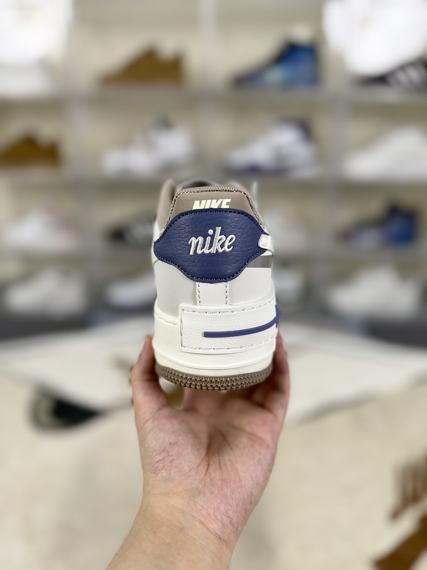 Nike Air Force 1 Shadow Women's Sneaker Low-Top Beige IO7594-101 4 i1759866050135 4564 0 2
