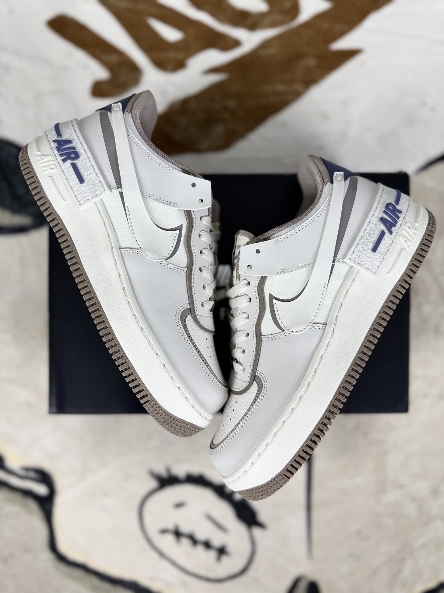 Nike Air Force 1 Shadow Women's Sneaker Low-Top Beige IO7594-101 6 i1759866055111 5193 0 6