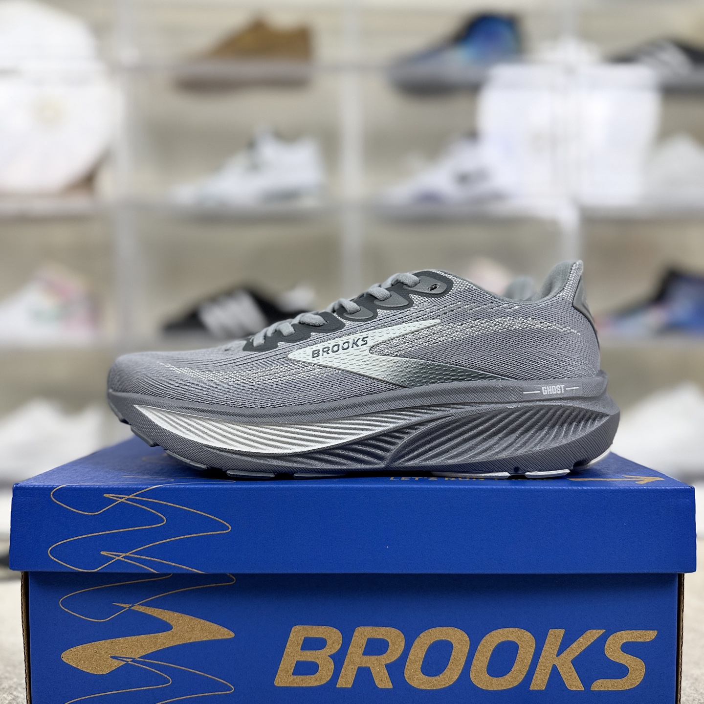 Brooks Ghost 17 Gray Running Shoes - Comfortable, Lightweight, and Durable 9 i1760034976617 6188 0 8