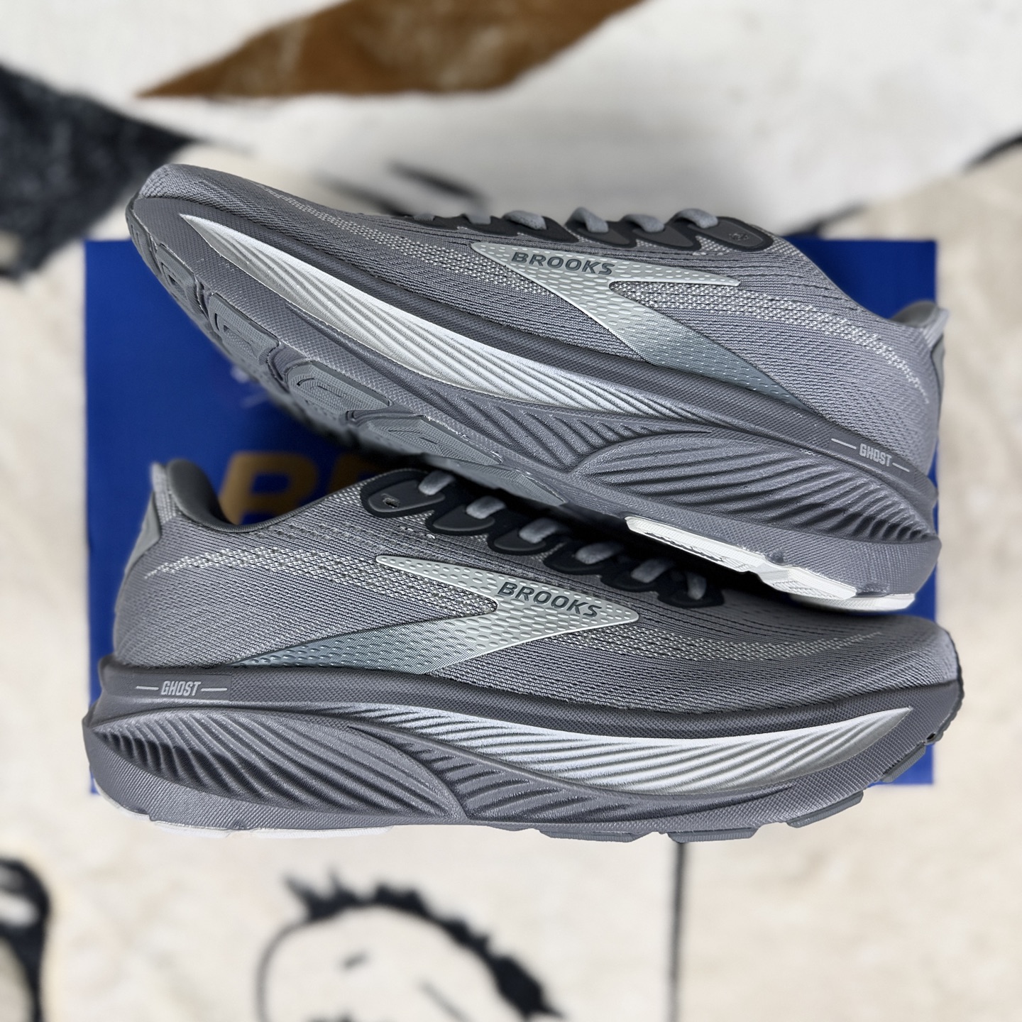 Brooks Ghost 17 Gray Running Shoes - Comfortable, Lightweight, and Durable 8 i1760034976617 6859 0 7