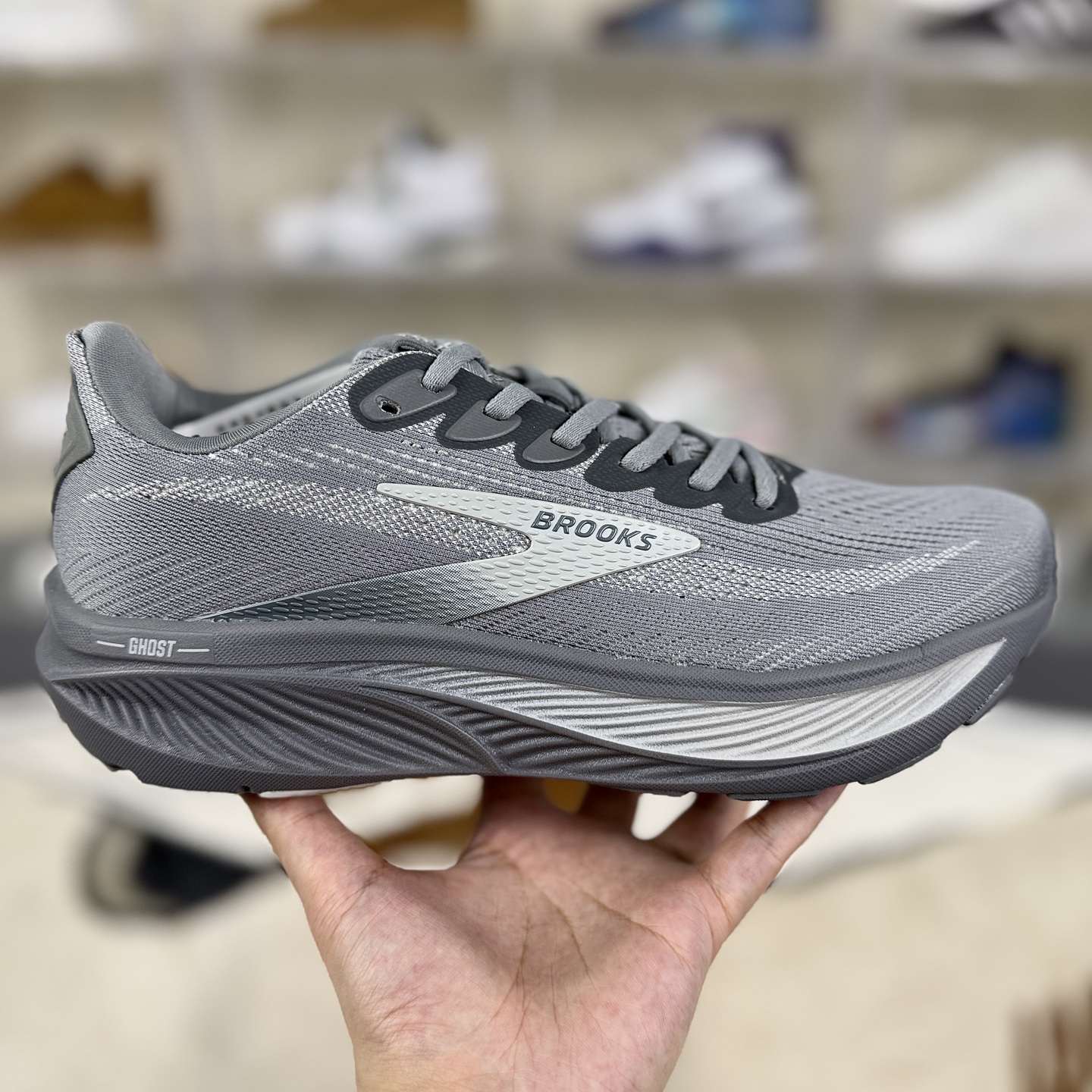 Brooks Ghost 17 Gray Running Shoes - Comfortable, Lightweight, and Durable 7 i1760034978452 1680 0 5