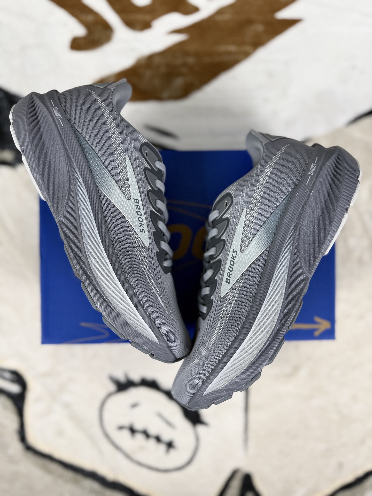 Brooks Ghost 17 Gray Running Shoes - Comfortable, Lightweight, and Durable 5 i1760034978523 6910 0 6