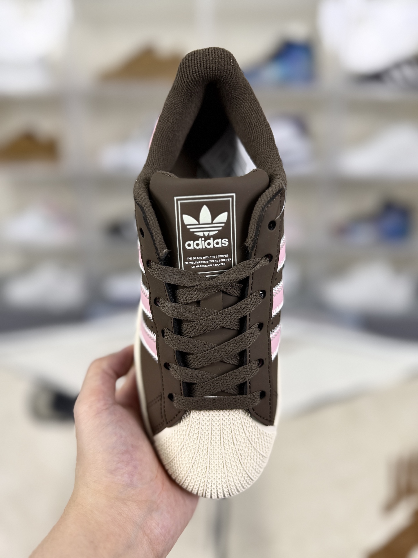 Adidas Originals Superstar Brown Pink Classic Sneakers Unisex Fashion Shoes 5 i1760035090676 8578 0 3