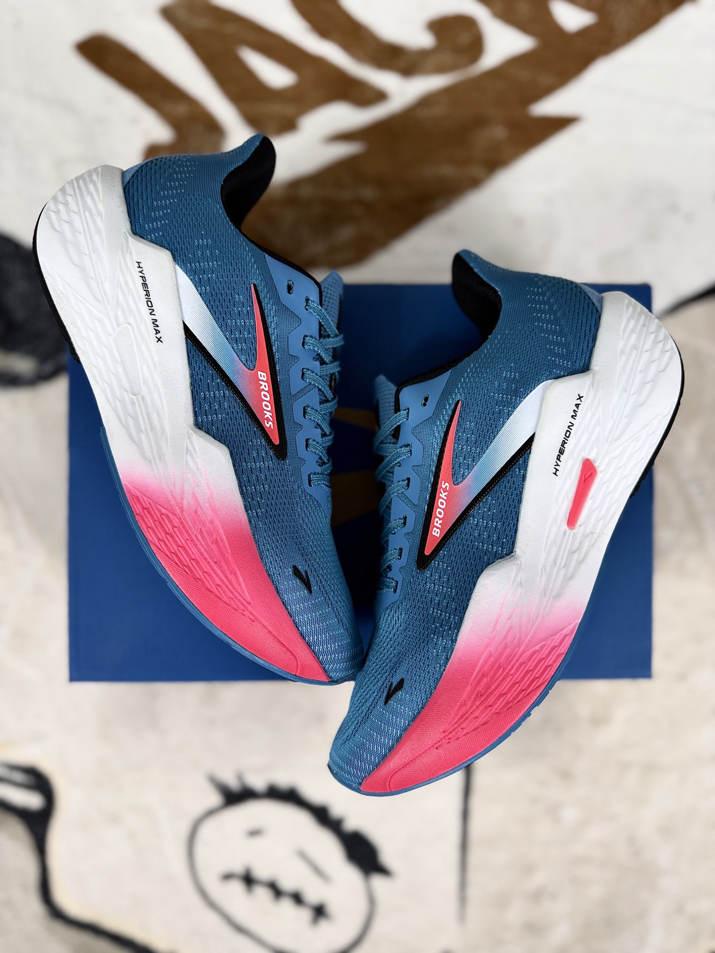 Brooks Hyperion Max 2 Running Shoes - Crystal Blue, Unisex, Durable and Breathable 6 i1760210760225 8896 0 6