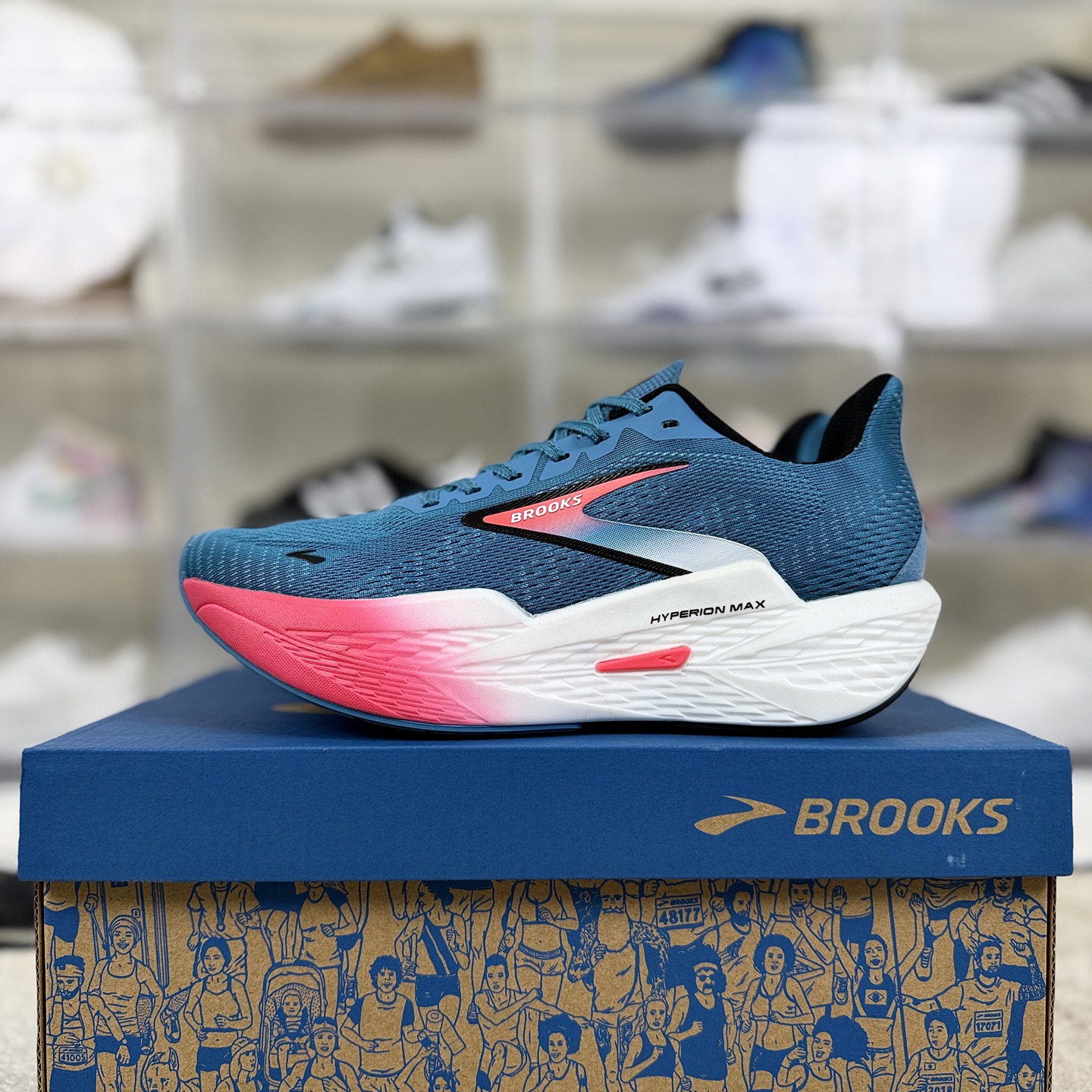 Brooks Hyperion Max 2 Running Shoes - Crystal Blue, Unisex, Durable and Breathable 10 i1760210761466 7813 0 8