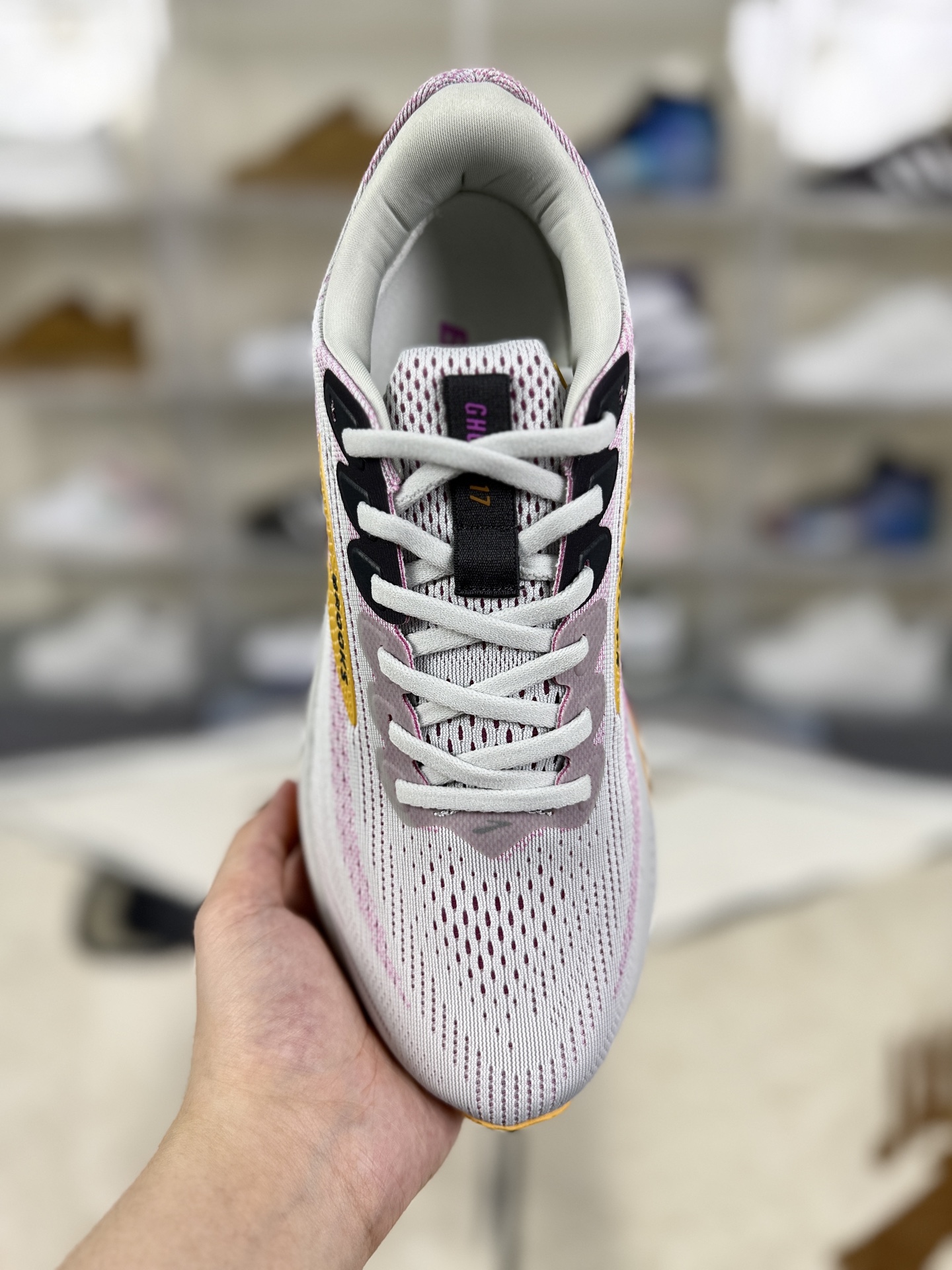Brooks Ghost 17 Gray/Pink Running Shoes: Cushioned, Durable, and Lightweight 4 i1760298124694 5729 0 3