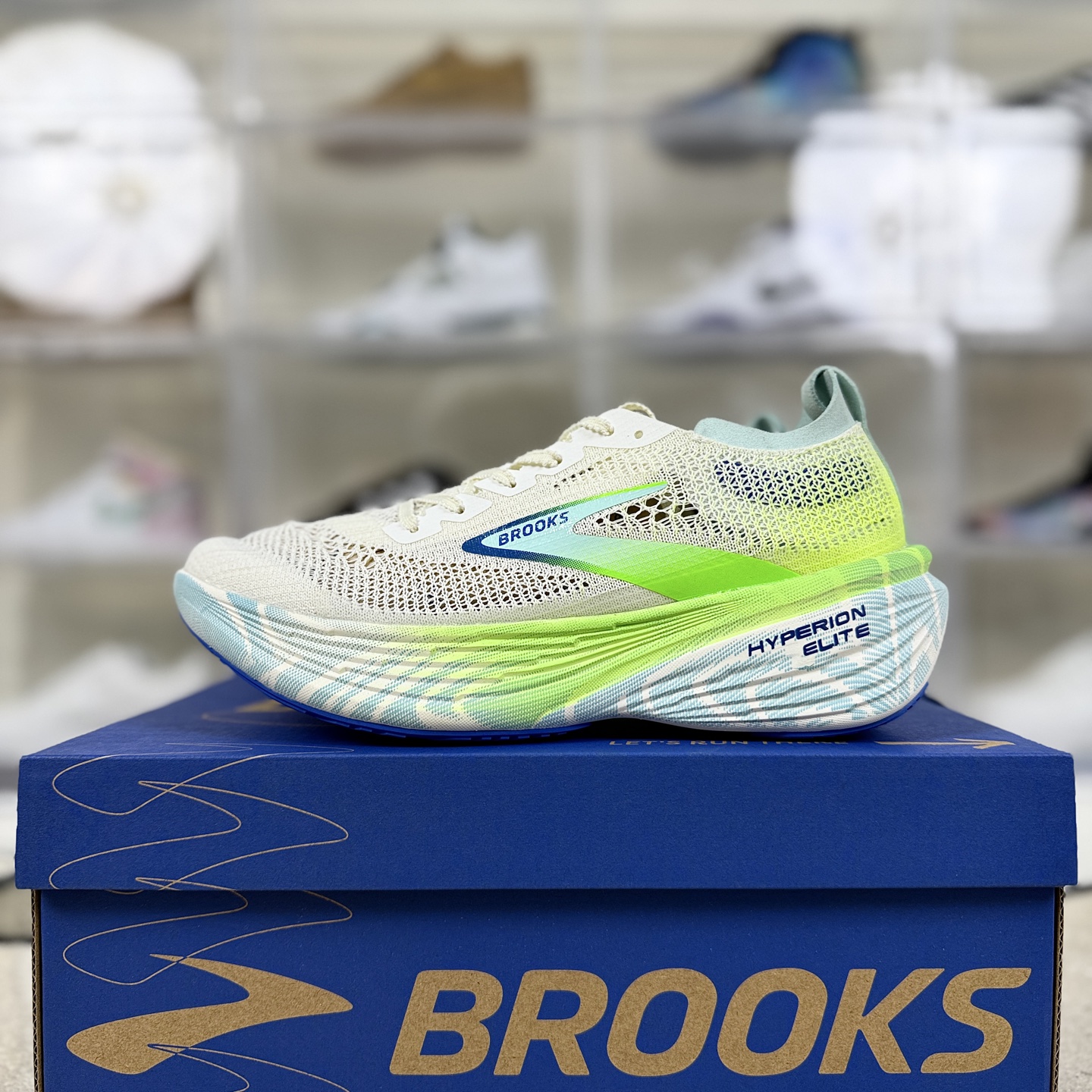 Brooks Hyperion Elite White Green Running Shoes - Lightweight & High Performance 9 i1760390586876 3531 0 8
