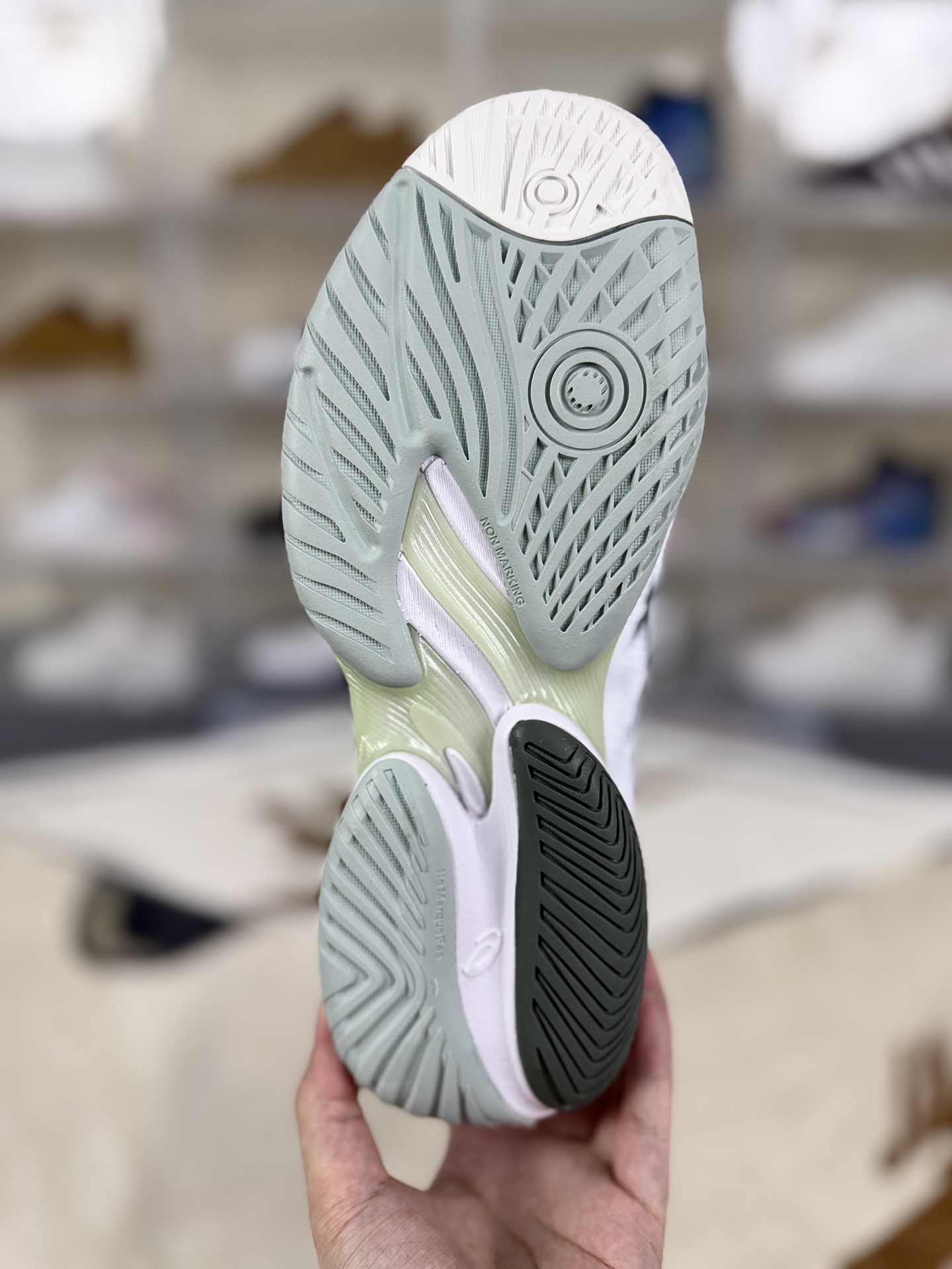 Asics Court FF 3 Novak White/Green Tennis Shoes - Comfort, Durability, Style 6 i1760391885025 1612 0 4
