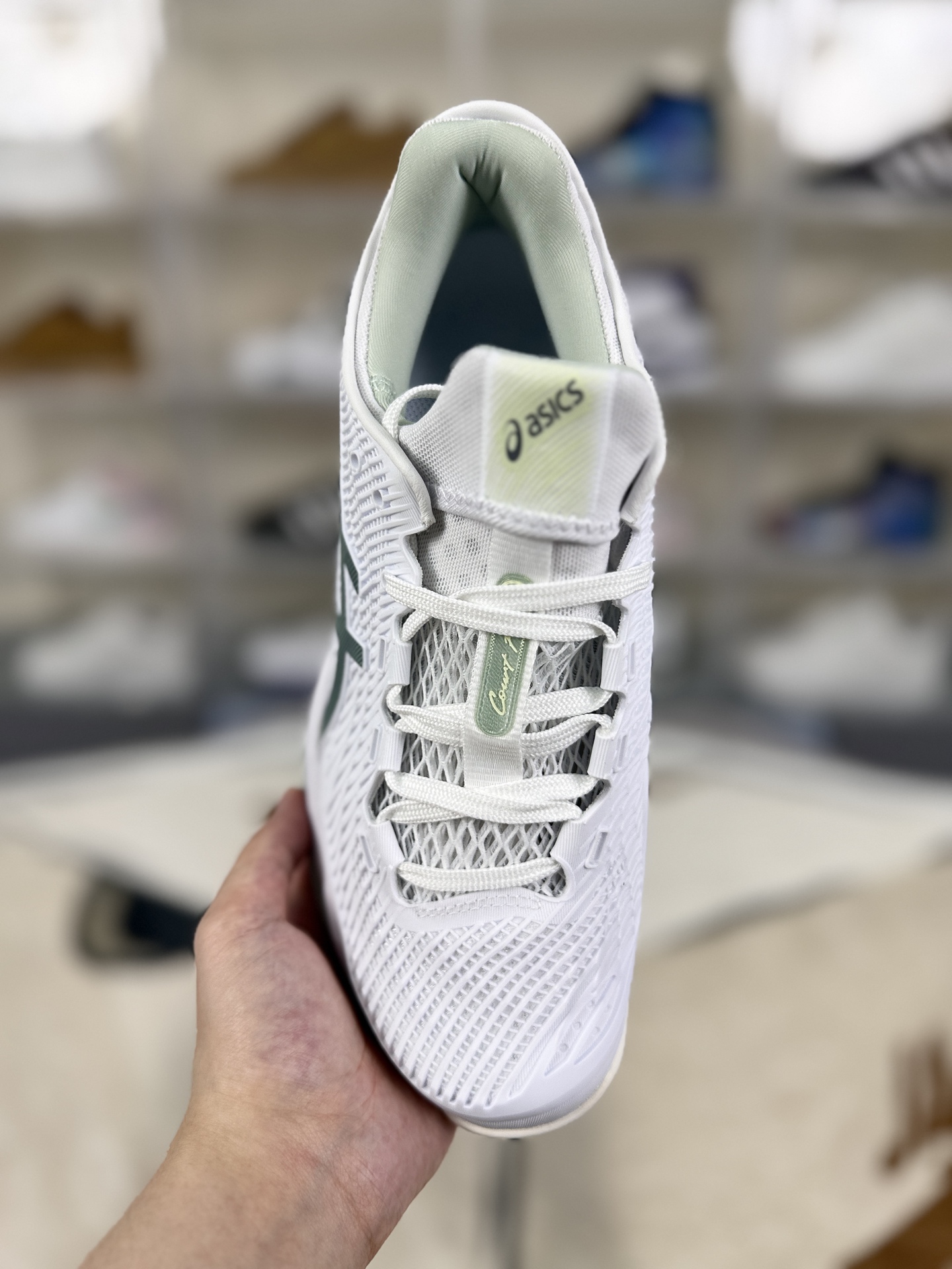 Asics Court FF 3 Novak White/Green Tennis Shoes - Comfort, Durability, Style 4 i1760391885032 6541 0 3