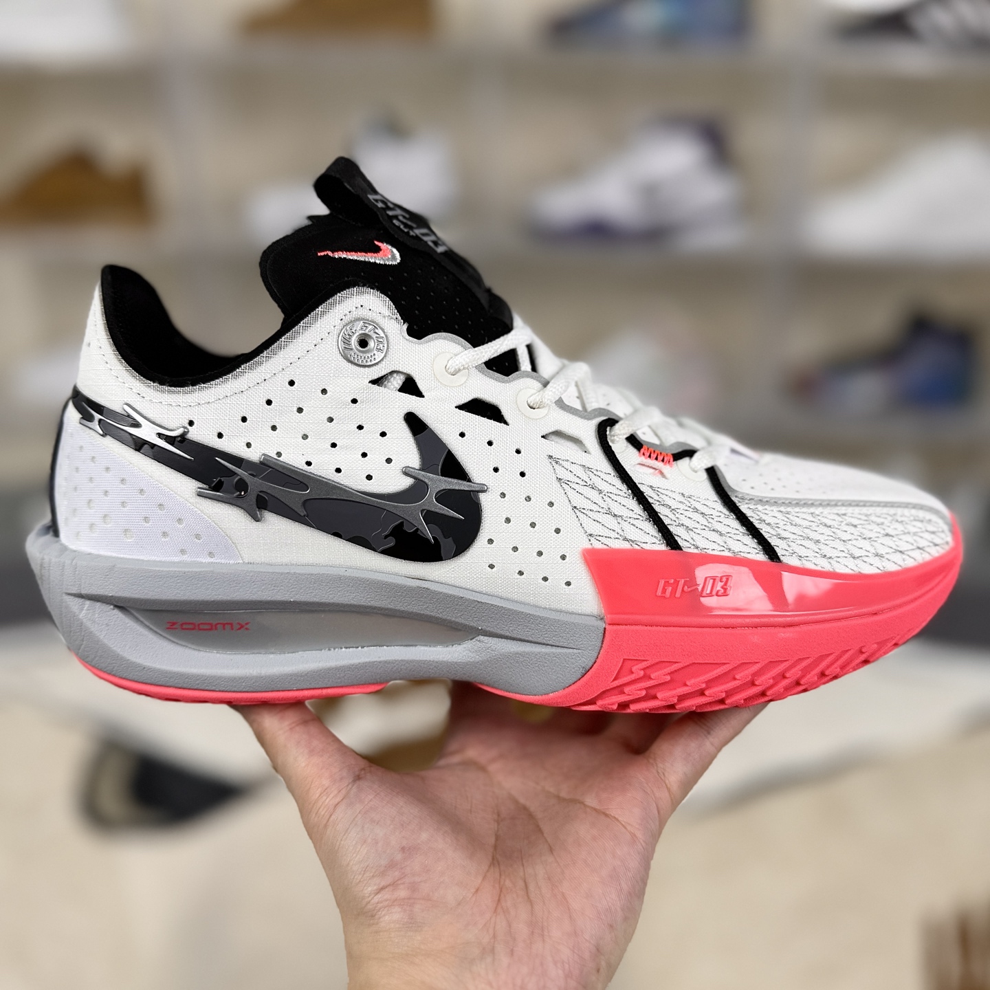 Nike Air Zoom G.T. Cut 3 Basketball Shoes - White/Red - Men and Women 7 i1760479212904 7436 0 5