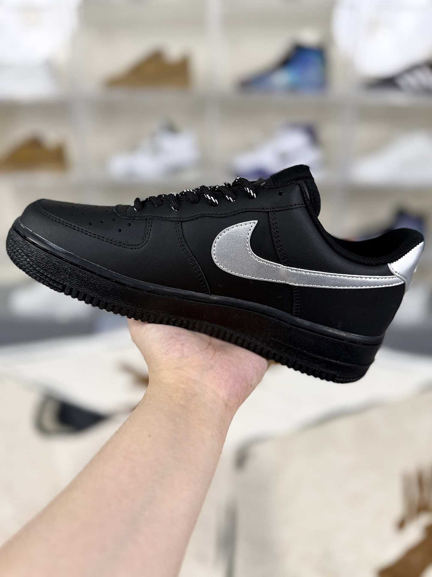 Nike Air Force 1 'Black Knight' Low-Top Sneakers - Sleek, Comfortable, and Trendy 2 i1760479235075 5934 0 1