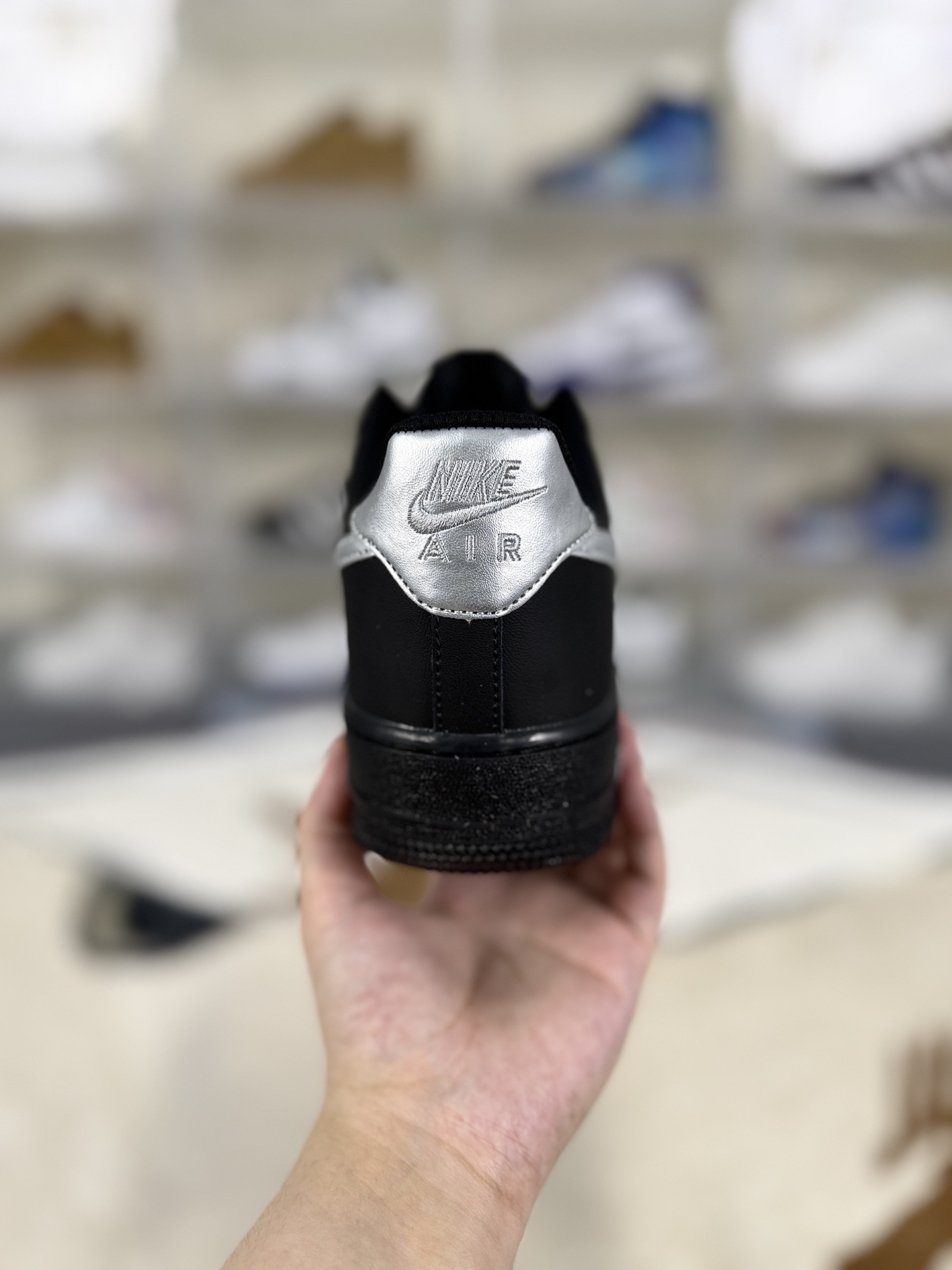 Nike Air Force 1 'Black Knight' Low-Top Sneakers - Sleek, Comfortable, and Trendy 3 i1760479236079 4640 0 2