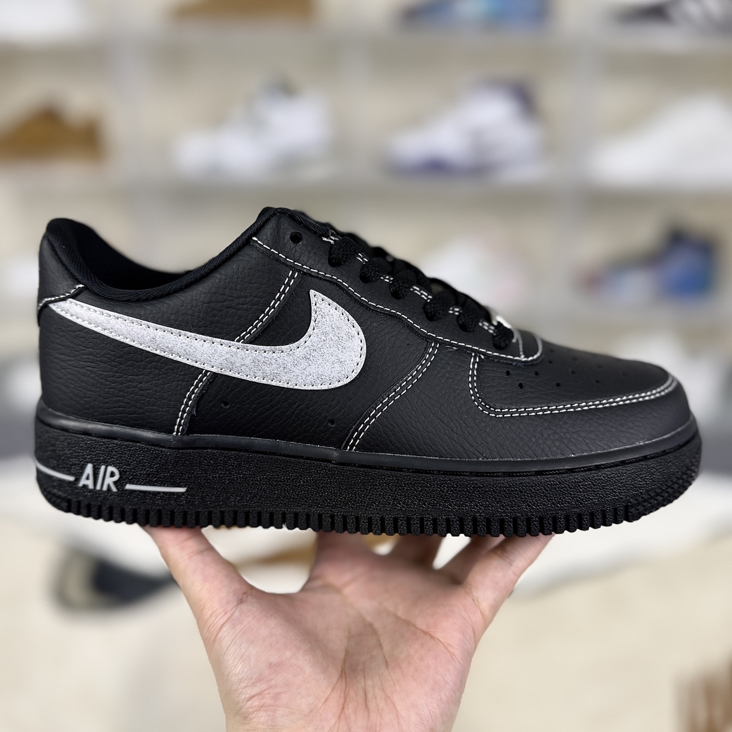 Nike Air Force 1 '07: Classic Black & White Low-Top Sneakers for Men & Women 7 i1760723228199 1704 0 5
