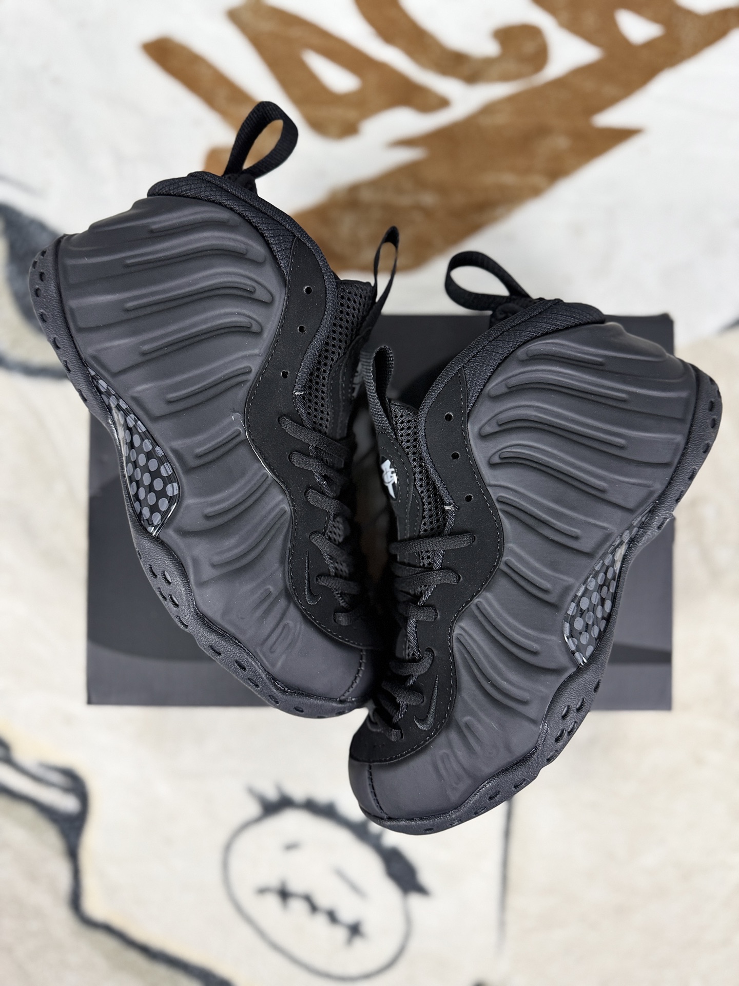 Nike Air Foamposite One Anthracite Basketball Shoes - Black, Retro Style 5 i1760907938369 81 0 6