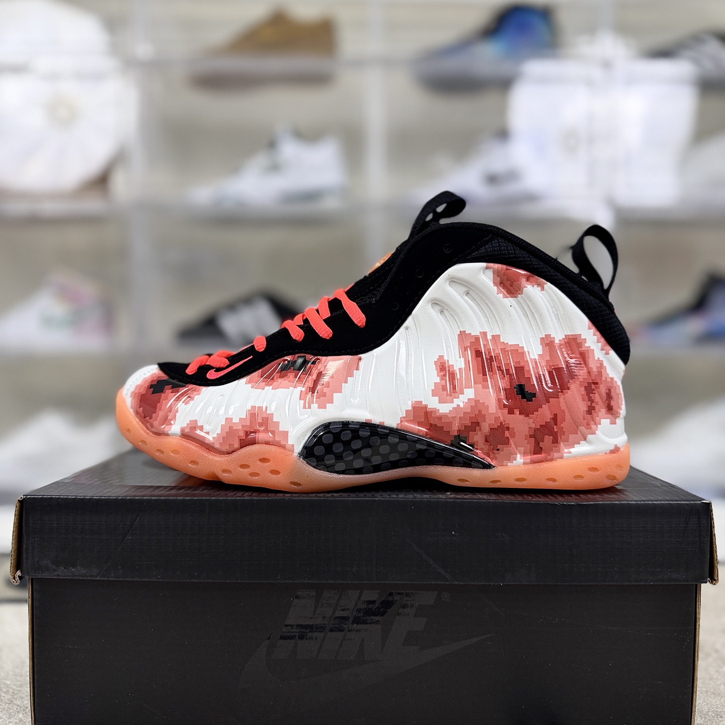 Nike Air Foamposite One Thermal Map Basketball Shoes - White/Red, Mens Size 10 i1760907982865 2465 0 8