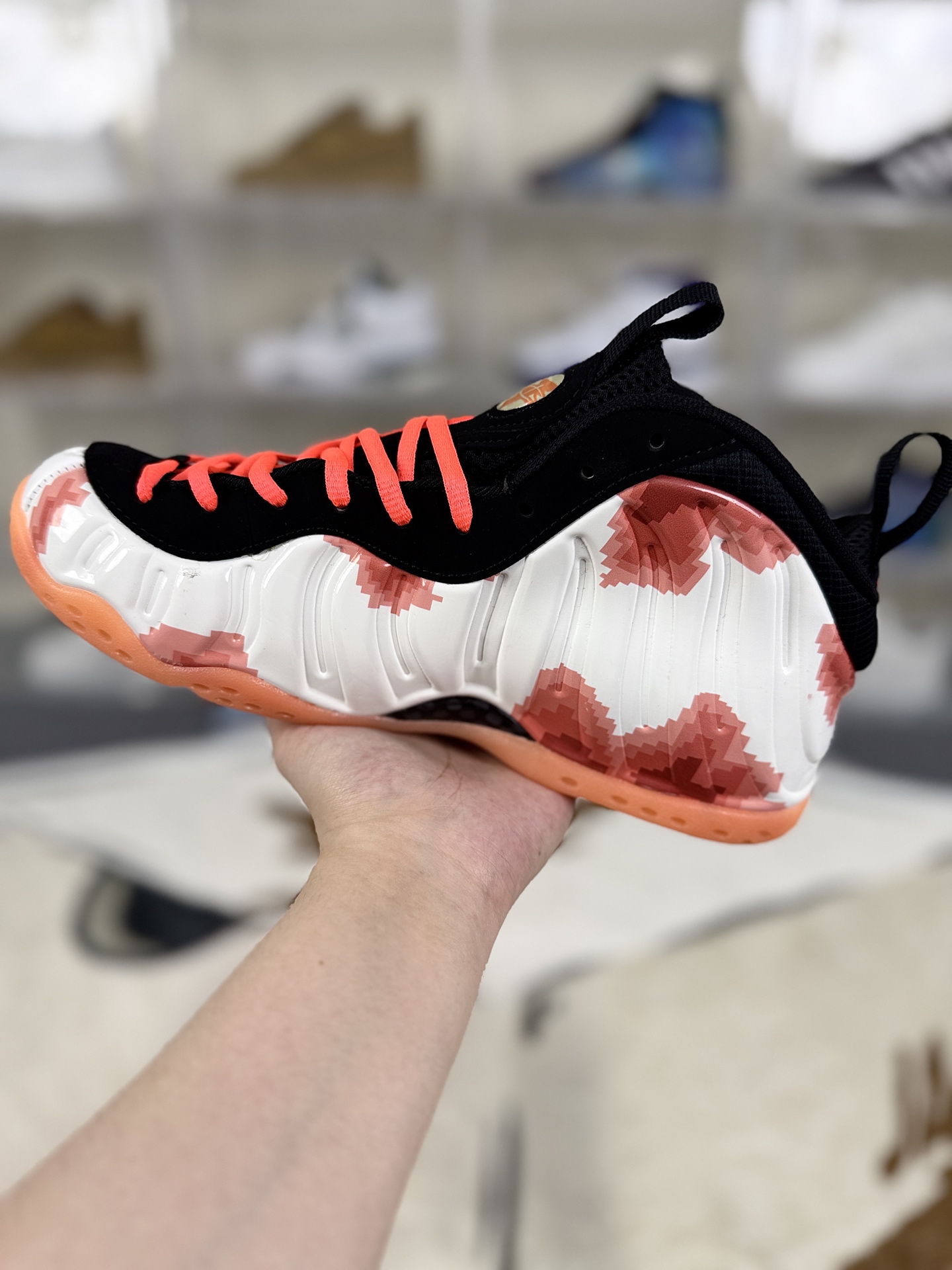 Nike Air Foamposite One Thermal Map Basketball Shoes - White/Red, Mens Size 3 i1760907982982 999 0 1