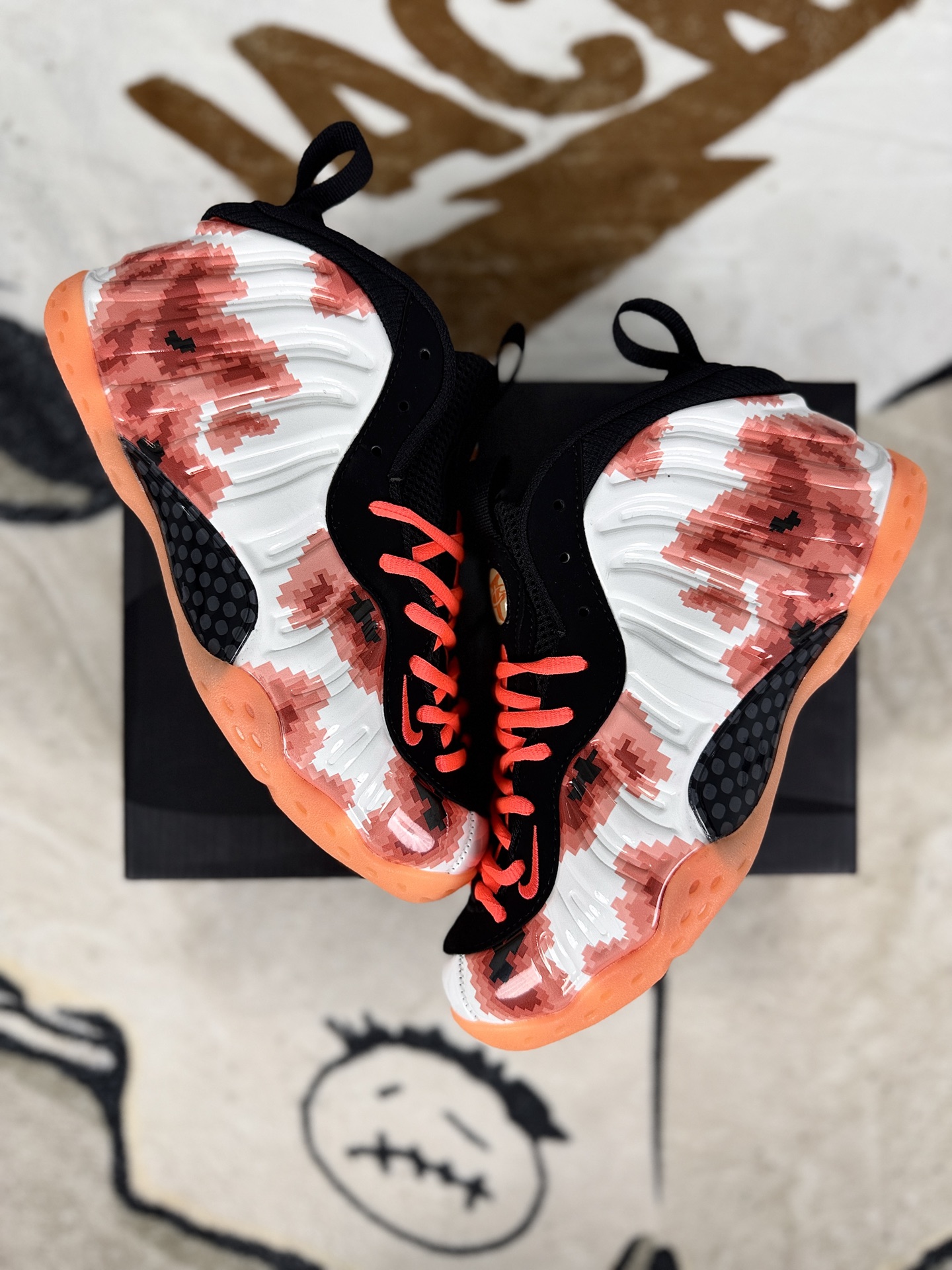 Nike Air Foamposite One Thermal Map Basketball Shoes - White/Red, Mens Size 6 i1760907983960 3879 0 6