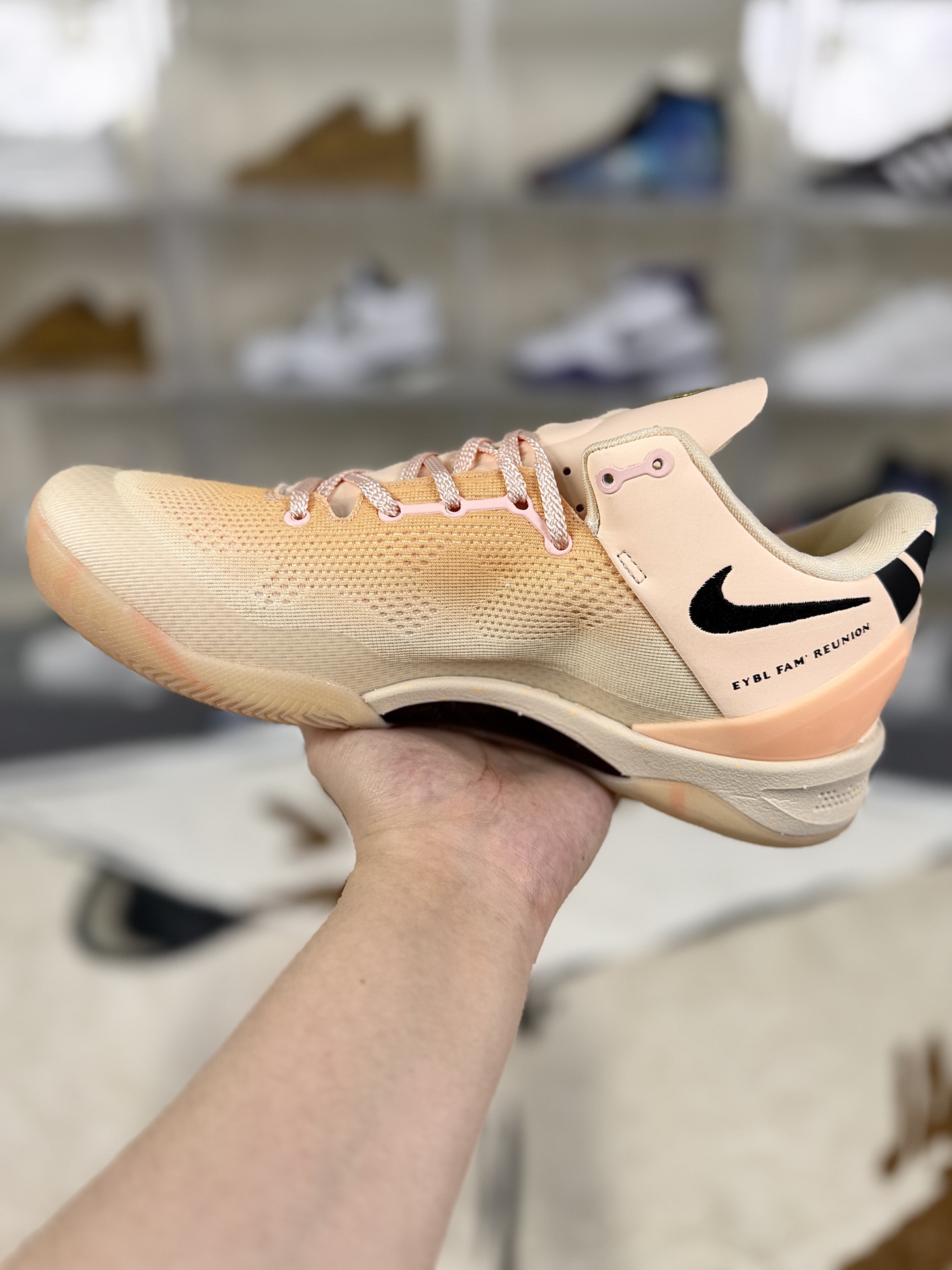 Nike Kobe 8 Academy Basketball Shoes - Peach/Black - HQ3138-800 2 i1760908481510 2144 0 1