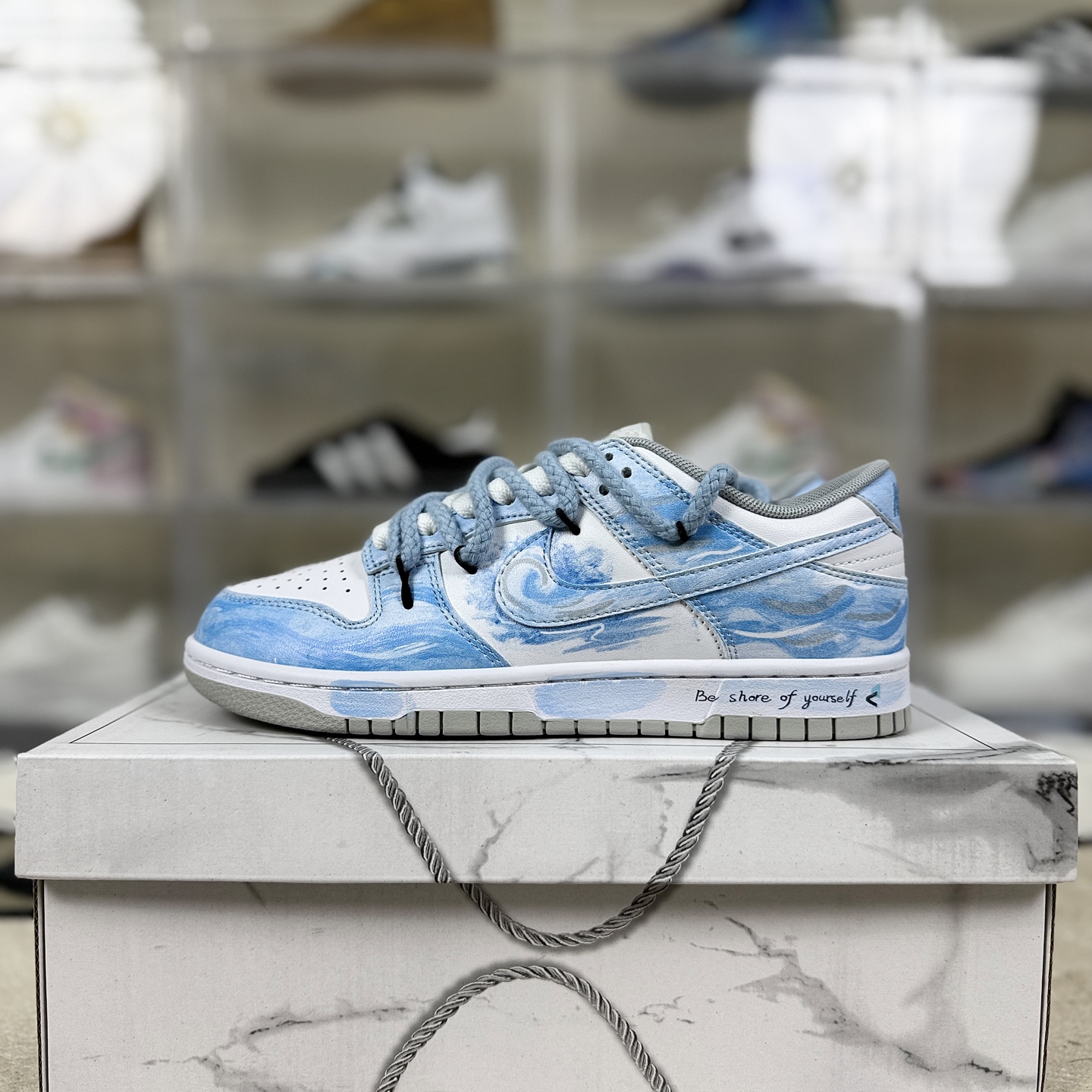 Nike Dunk Low 'Moonlit Ripples' - Hand-Painted, Deconstructed, Low-Top Sneakers 9 i1760908512257 1078 0 8