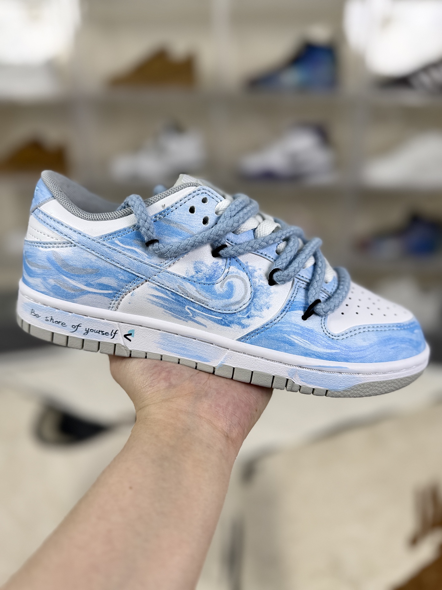 Nike Dunk Low 'Moonlit Ripples' - Hand-Painted, Deconstructed, Low-Top Sneakers 1 i1760908512303 8229 0 0