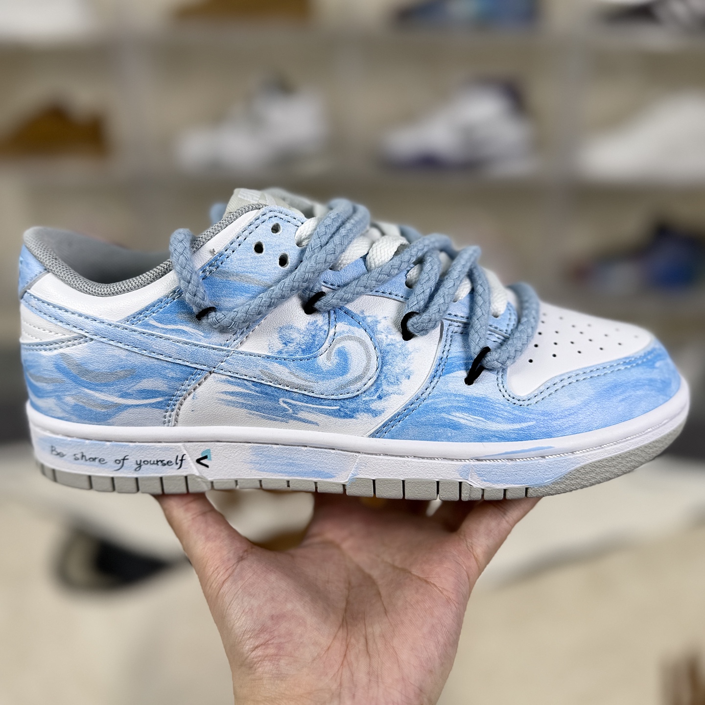 Nike Dunk Low 'Moonlit Ripples' - Hand-Painted, Deconstructed, Low-Top Sneakers 7 i1760908513366 372 0 5
