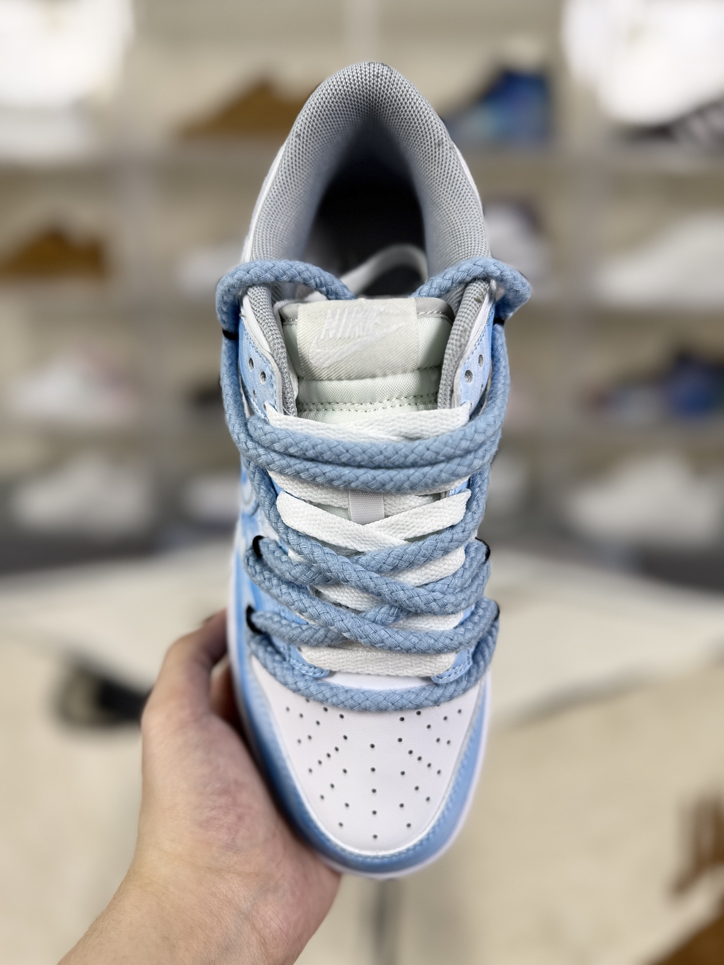 Nike Dunk Low 'Moonlit Ripples' - Hand-Painted, Deconstructed, Low-Top Sneakers 4 i1760908513470 6522 0 3