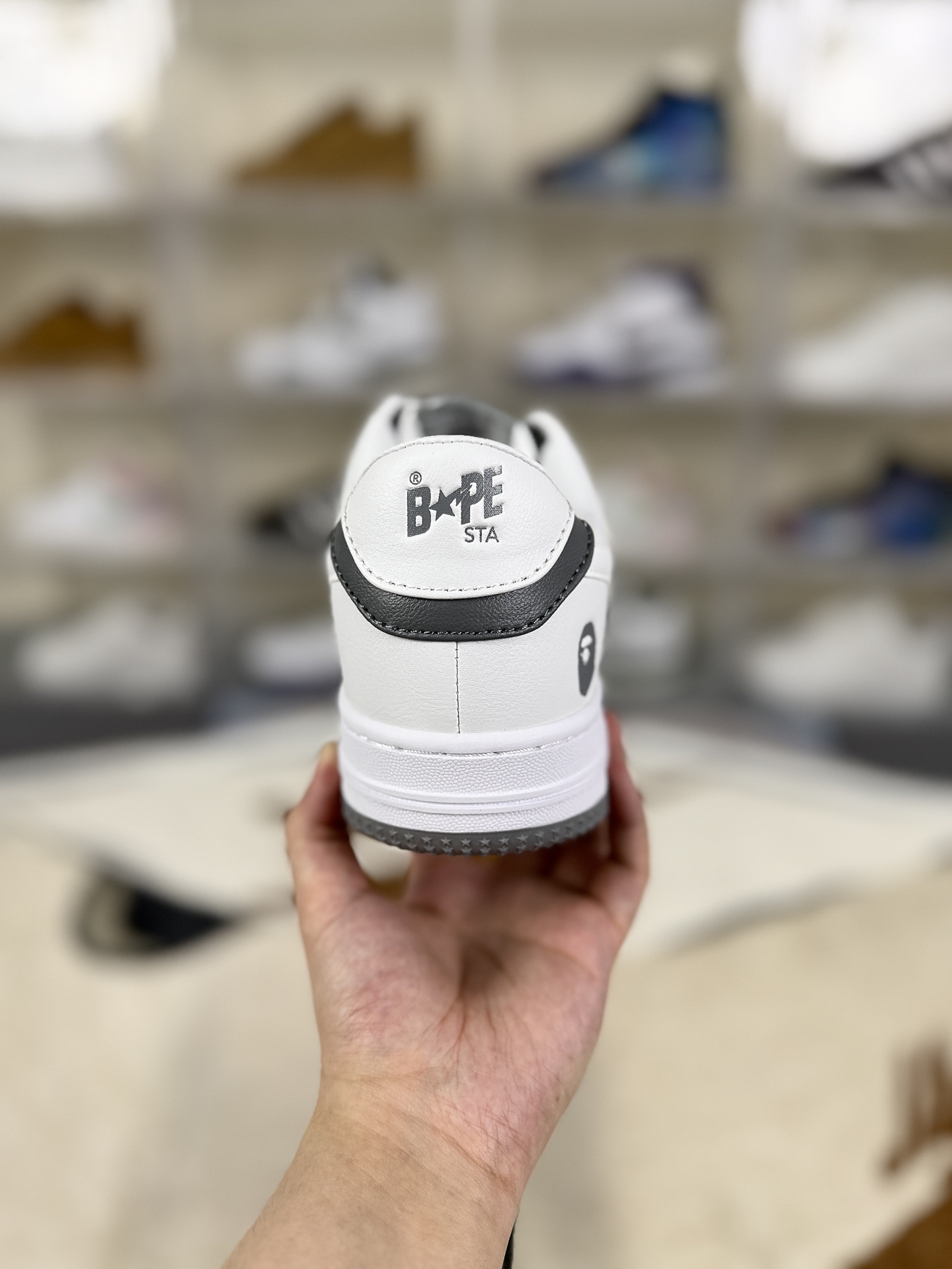 A Bathing Ape BAPE STA Low-Top Sneakers, Leather Star Logo, Round Toe, Unisex 4 i1760985430206 8891 0 2