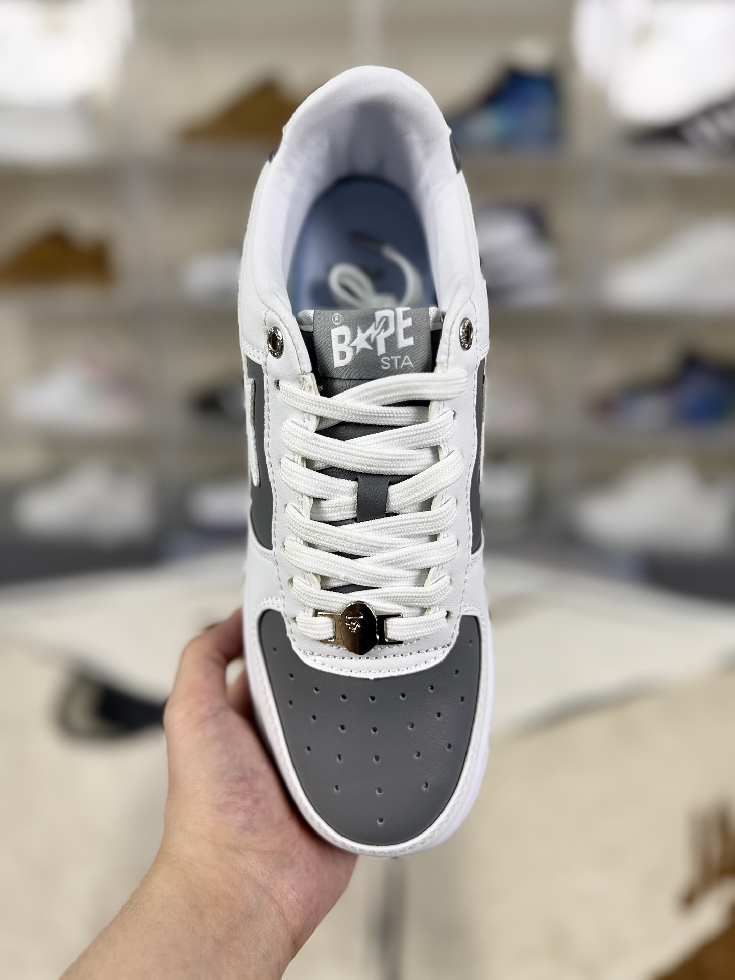 A Bathing Ape BAPE STA Low-Top Sneakers, Leather Star Logo, Round Toe, Unisex 5 i1760985430244 6193 0 3