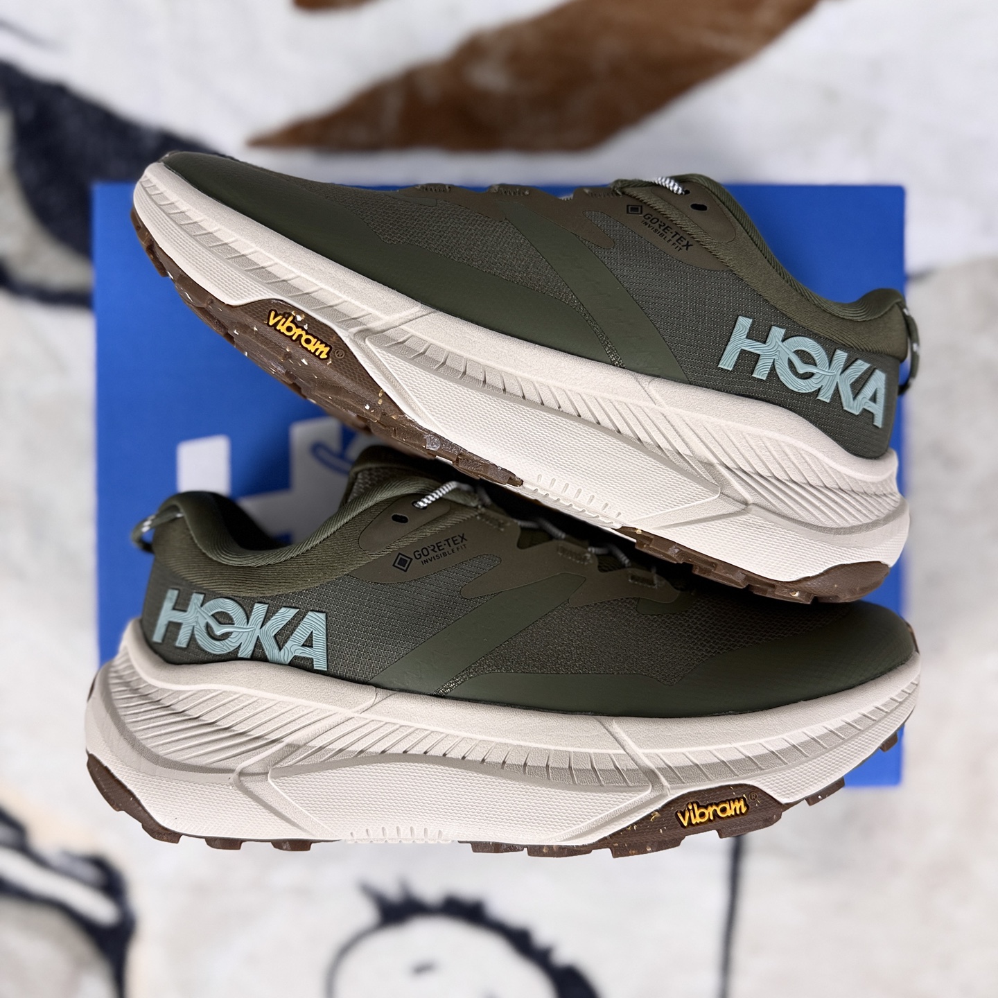 Hoka One One Transport GTX Green Running Shoe for Men and Women 9 i1761078025194 2213 0 7