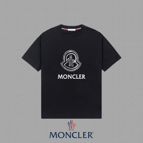 Moncler 2025FW Short Sleeve T-Shirt with Logo Print, Unisex Design