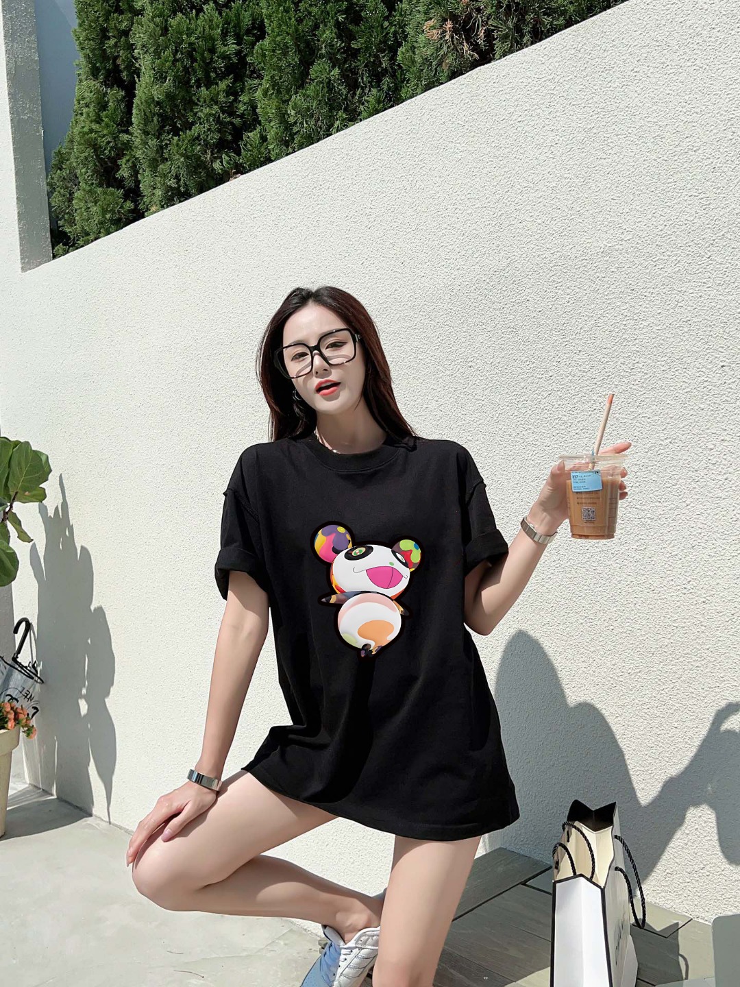 Louis Vuitton x Murakami Takashi Printed Cotton T-Shirt - Unisex Design 9 o 1ihfpbali1qetgqqgf51fmr1qk09