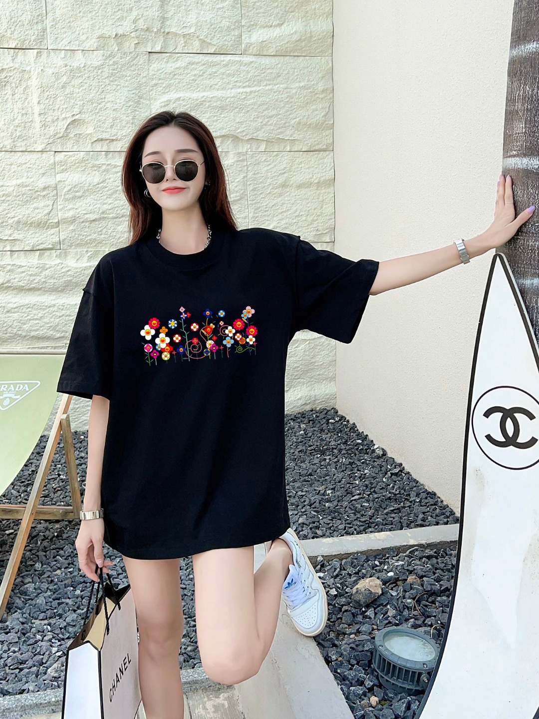 Louis Vuitton Murakami Flower Print Tee - Stylish & Comfortable Cotton T-Shirt 9 o 1ihfqg3tn377jvvk4q1p4317o93