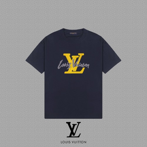 Louis Vuitton T-shirt met LV Logo Print - Stijlvolle en Comfortabele Pasvorm 1 Louis Vuitton T-shirt met LV Logo Print - Stijlvolle en Comfortabele Pasvorm