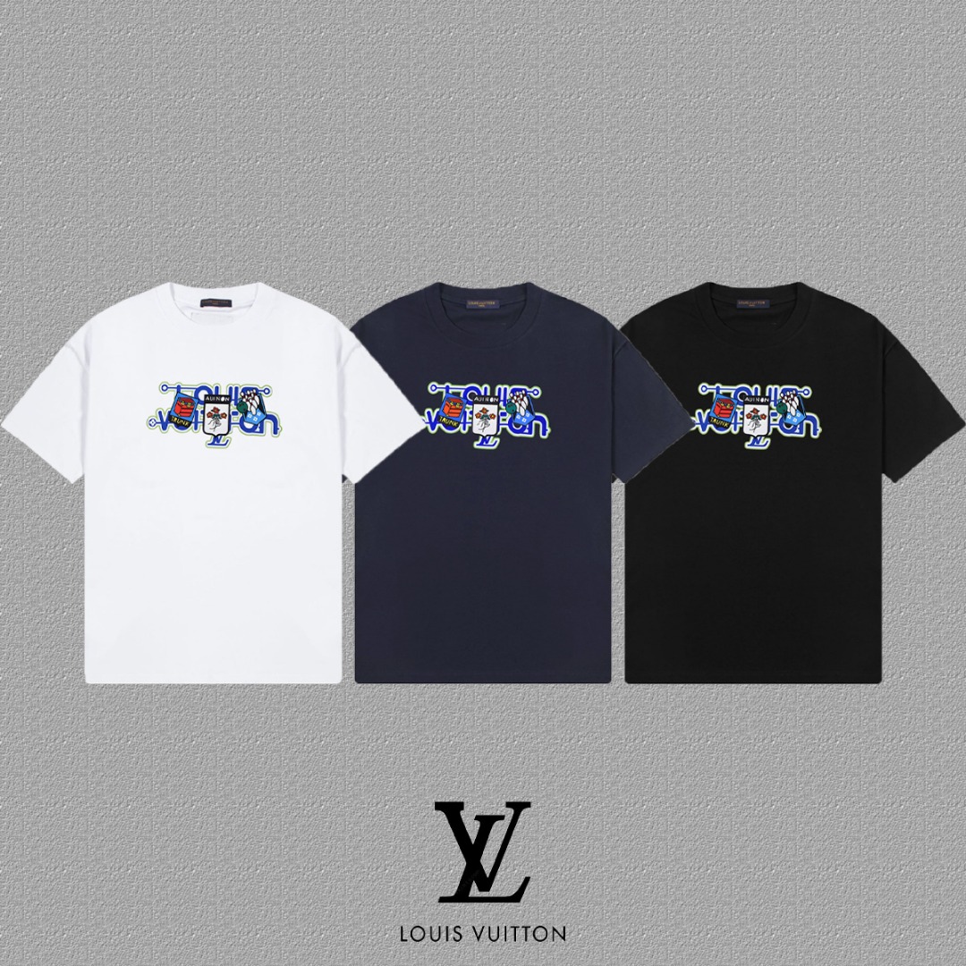 Louis Vuitton 2025FW Graphic Print Cotton T-Shirt - Unisex Style 4 o 1ihigd0t51kcanf318up1p7v1c8k0
