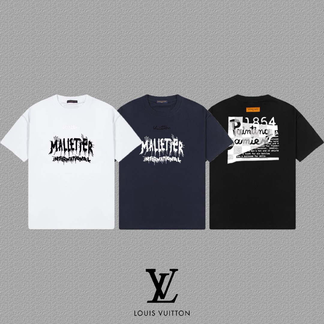 Louis Vuitton 2025FW 'Malletter' Graphic Print Short Sleeve T-Shirt 4 o 1ihjvf93o5nsff8105ekhe2u60