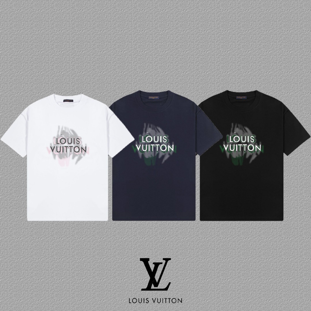 Louis Vuitton 2025FW Logo Print Cotton T-Shirt - Unisex Style 4 o 1ihk06tgibnmub91f431jk1iq20