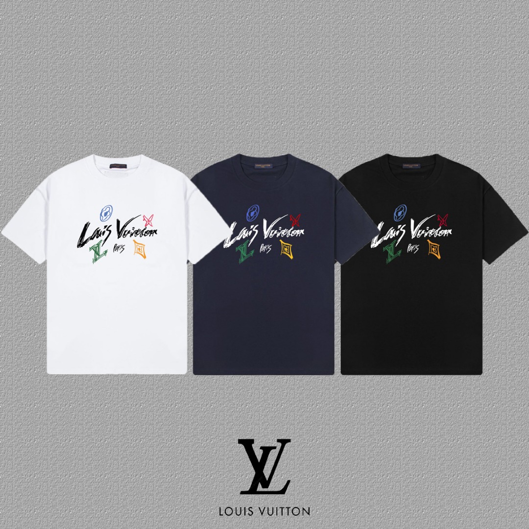 חולצת טי שירט Louis Vuitton עם הדפס לוגו, יוניסקס, כותנה איכותית 4 o 1ihk0nk0hnvspe4ivepl89500